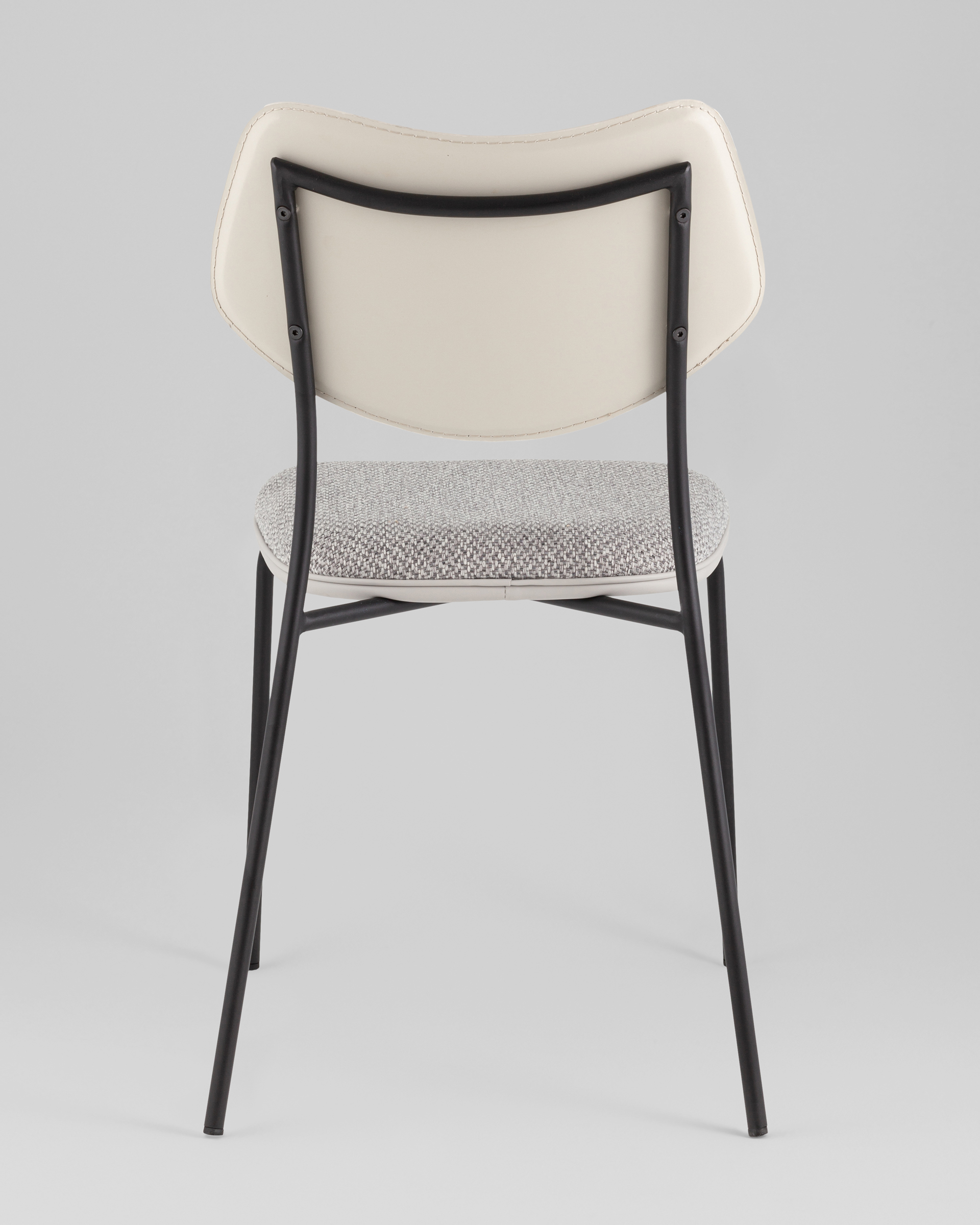 Стул обеденный Casey серый с серой экокожей — изображение 7