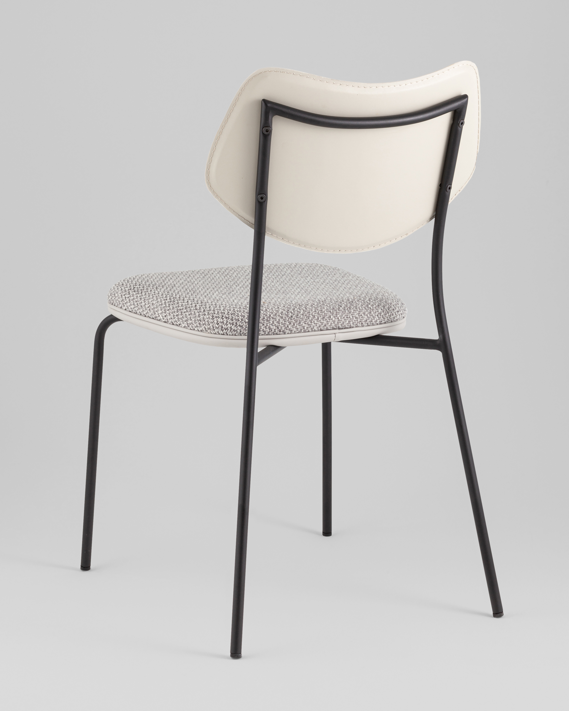 Стул обеденный Casey серый с серой экокожей — изображение 8