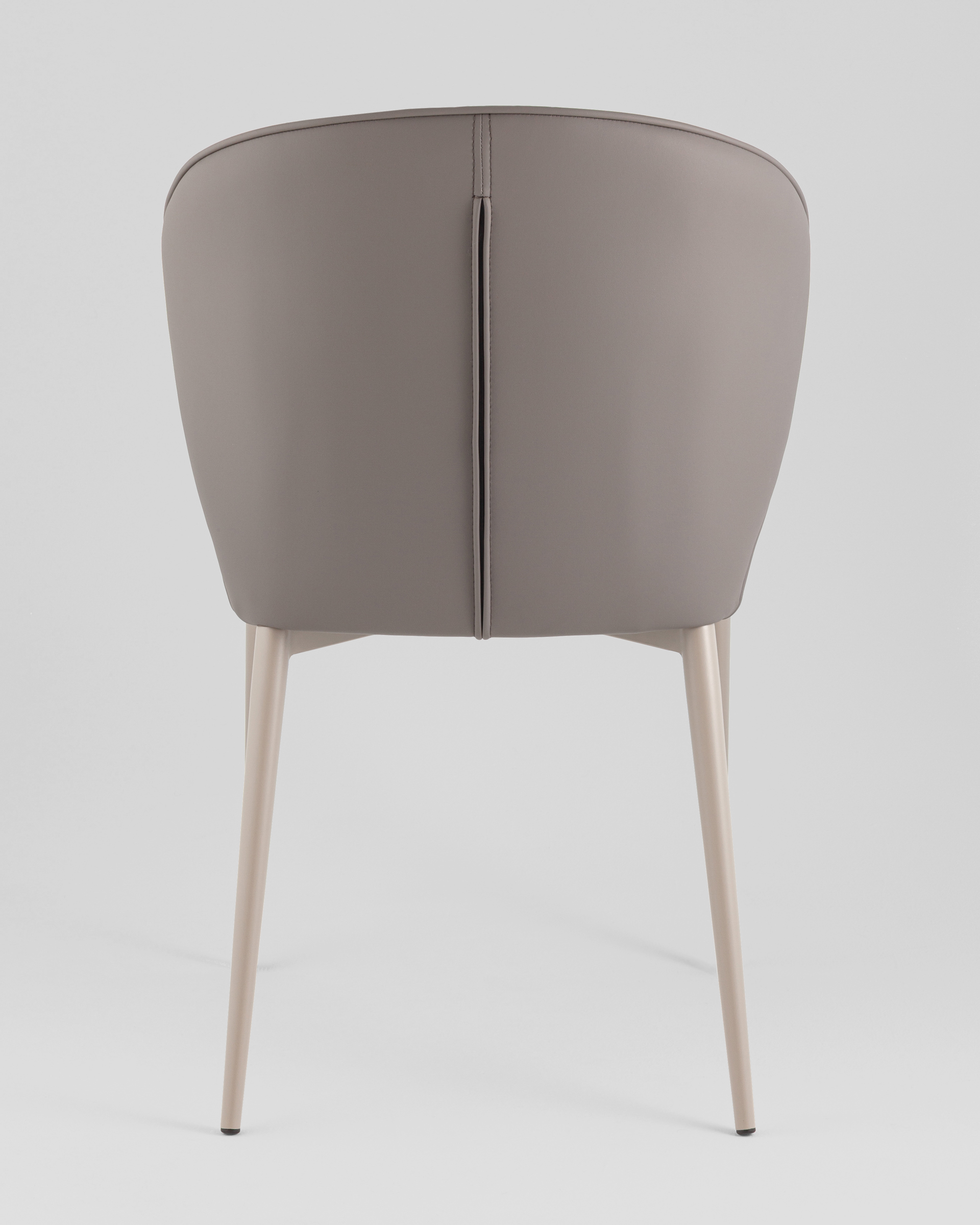 Стул обеденный Deia серая экокожа серые ножки — изображение 5