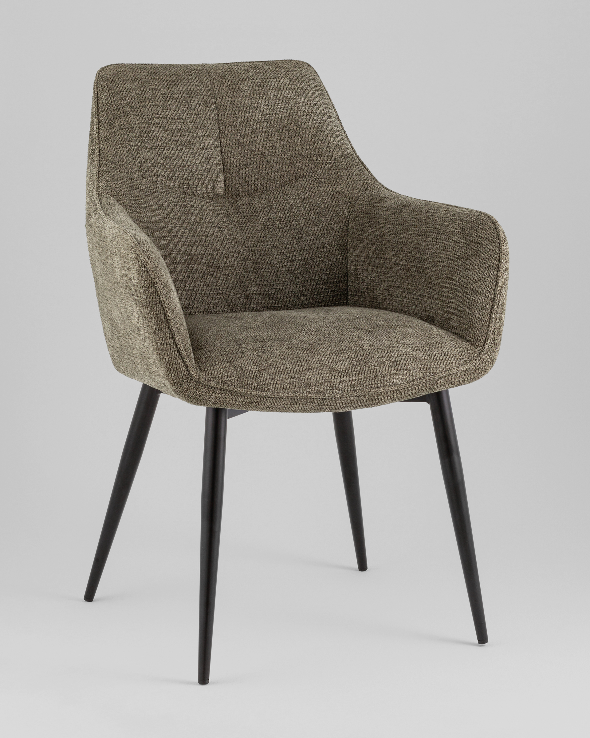 Стул обеденный Lynet рогожка серо-зеленый — изображение 2