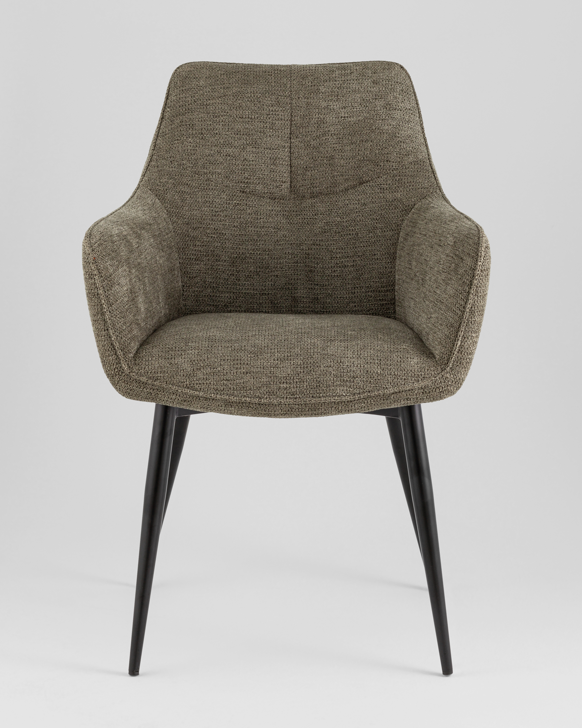 Стул обеденный Lynet рогожка серо-зеленый — изображение 3