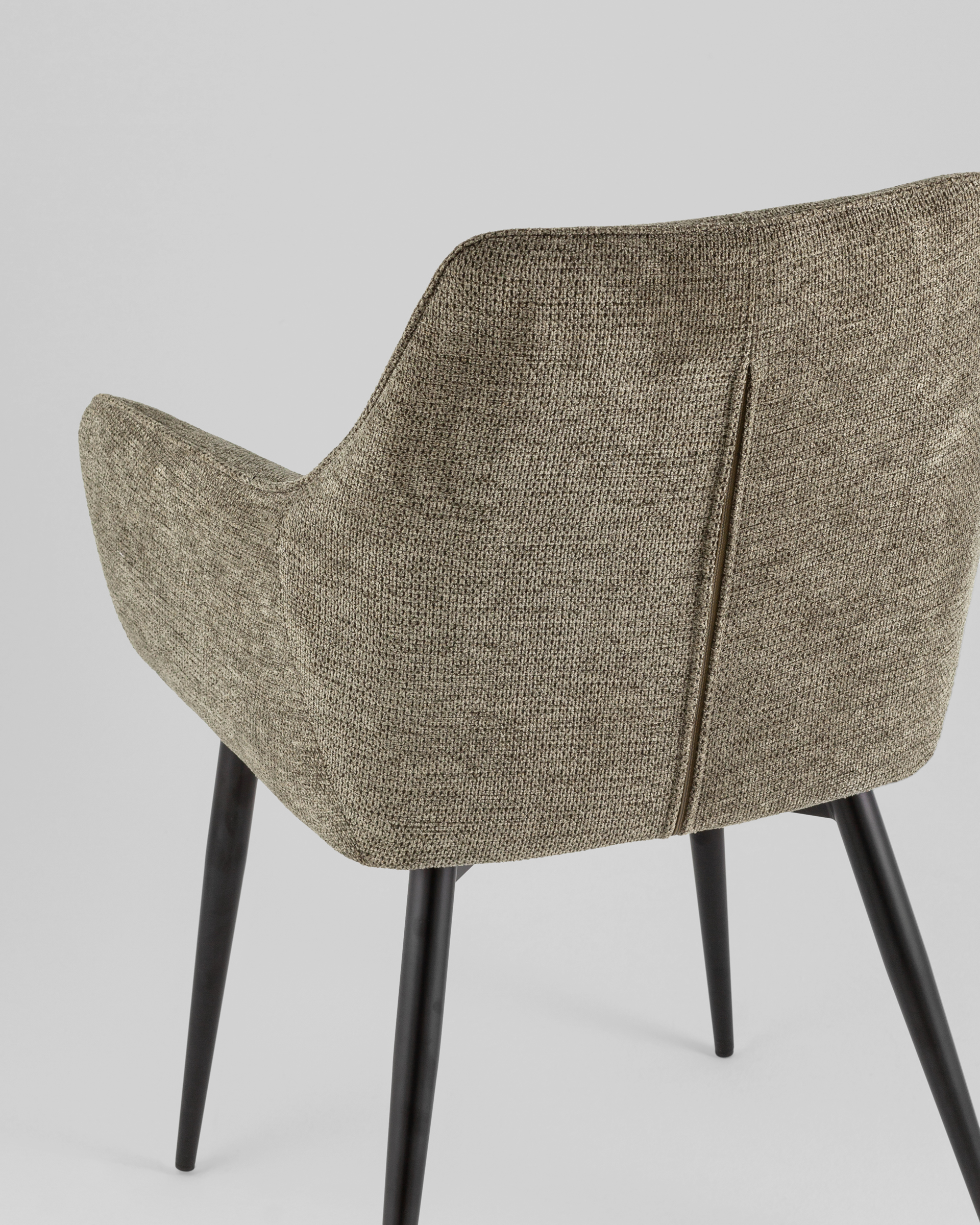 Стул обеденный Lynet рогожка серо-зеленый — изображение 7