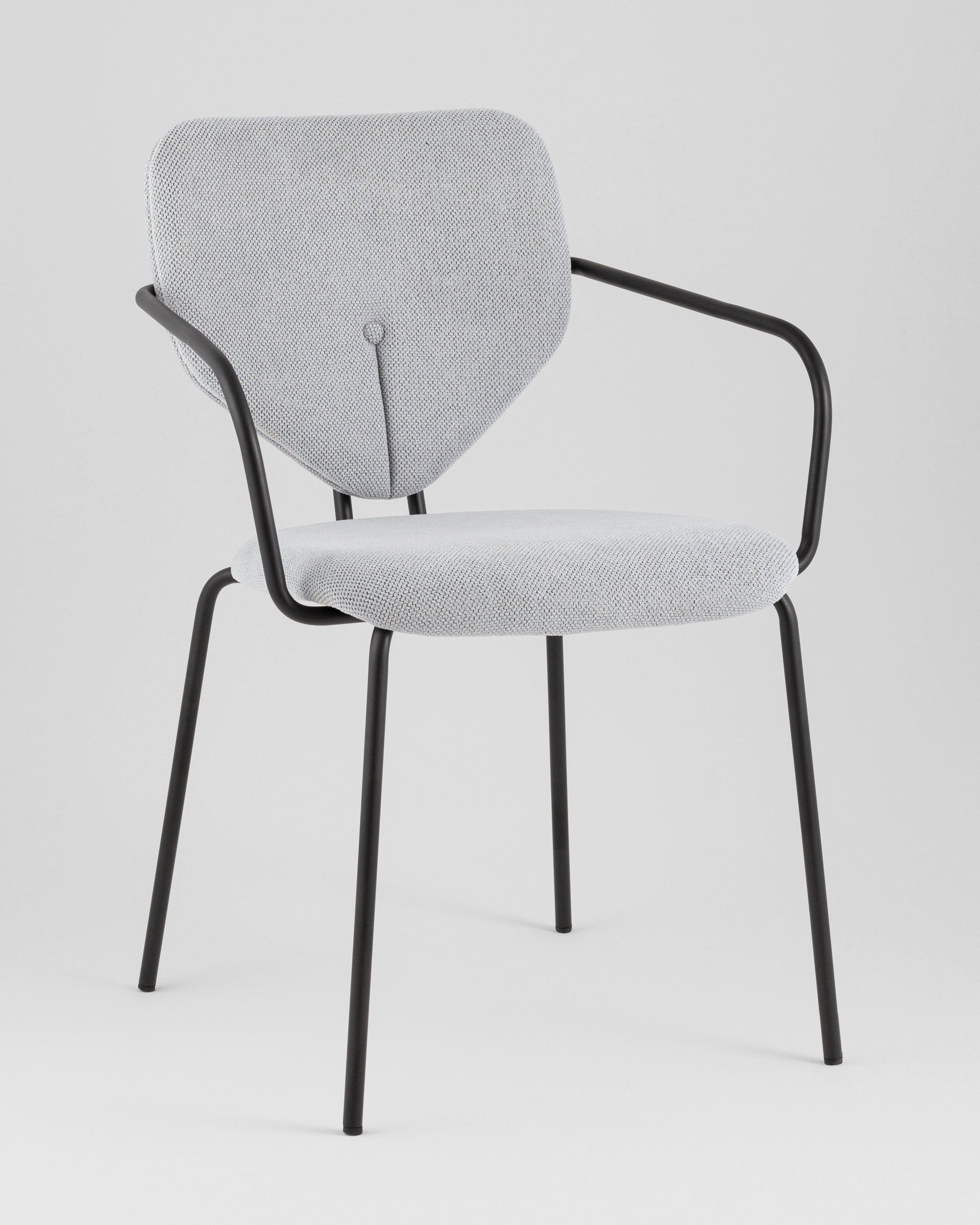 Стул обеденный Masey с подлокотниками серый — изображение 2