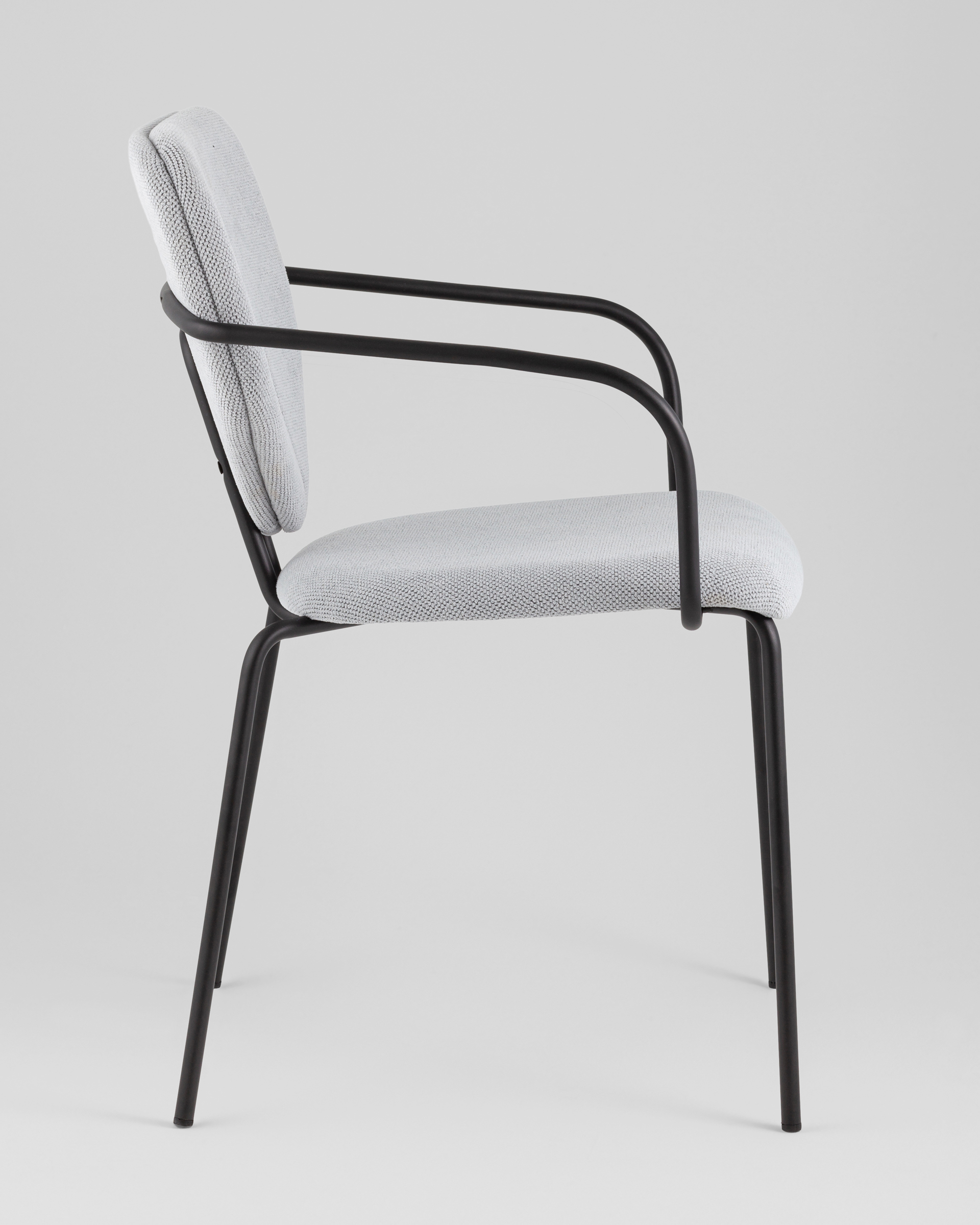 Стул обеденный Masey с подлокотниками серый — изображение 6