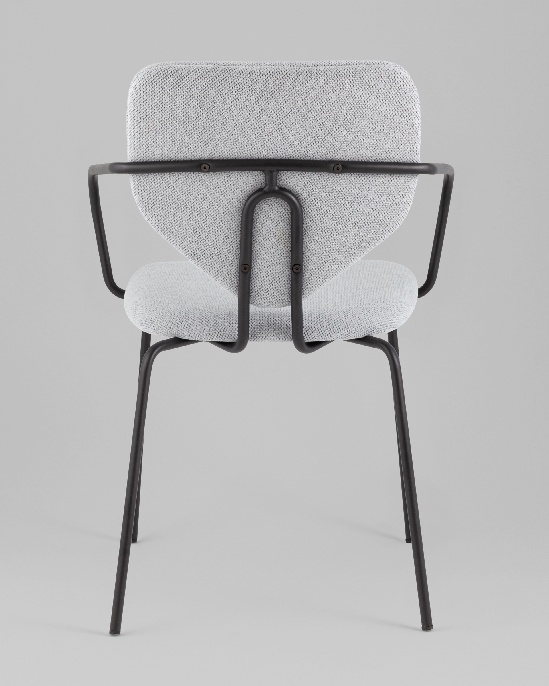 Стул обеденный Masey с подлокотниками серый — изображение 7