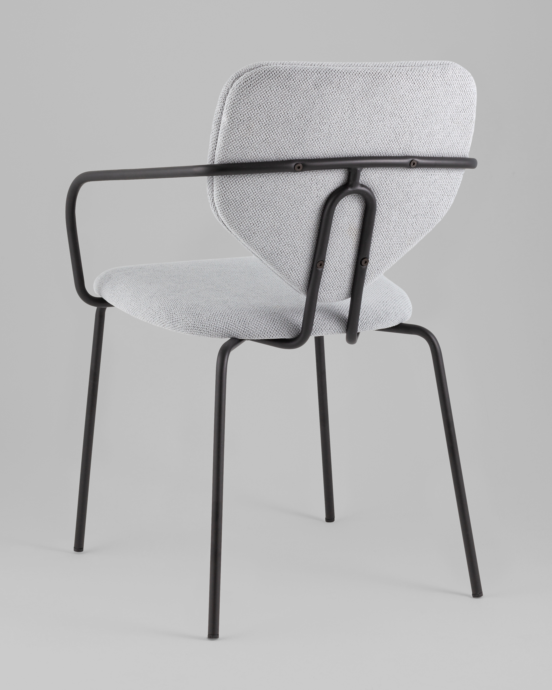 Стул обеденный Masey с подлокотниками серый — изображение 8