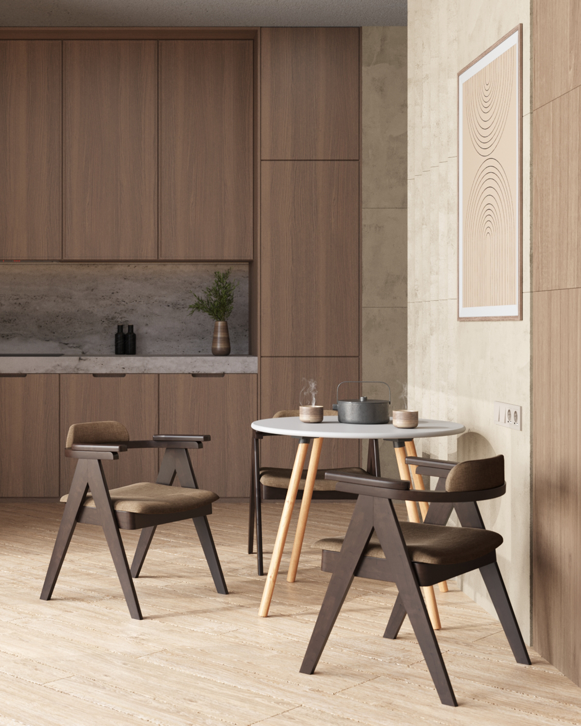 Стол Oslo Round WT New белый — изображение 5