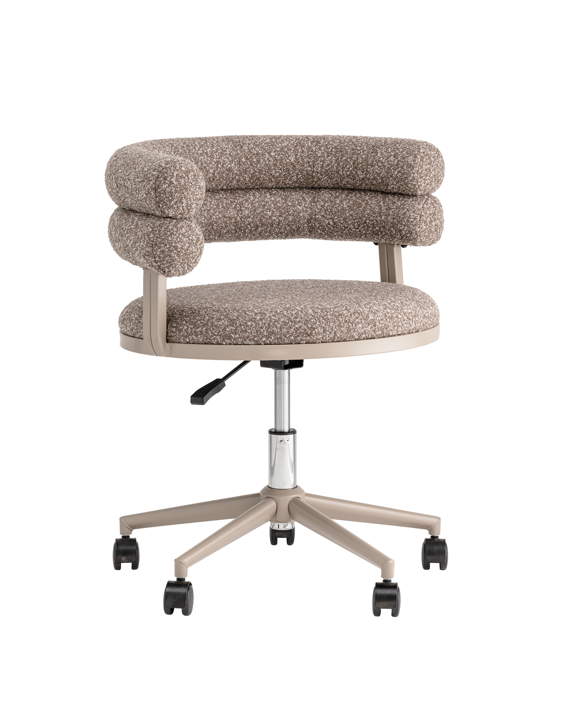 Стул офисный Ponty светло-коричневый бежевые ножки