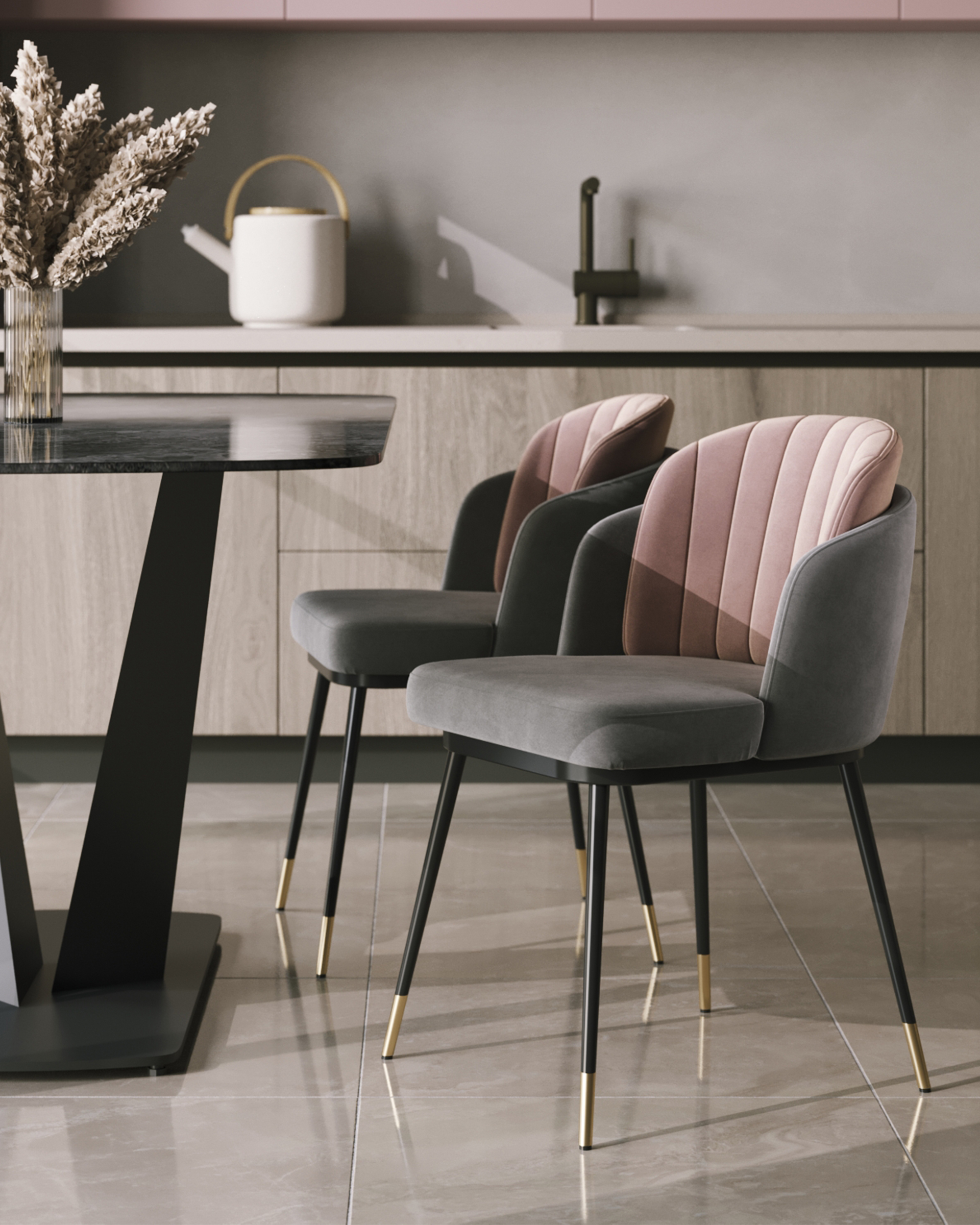 Стул Пенелопа темно-серый — изображение 3