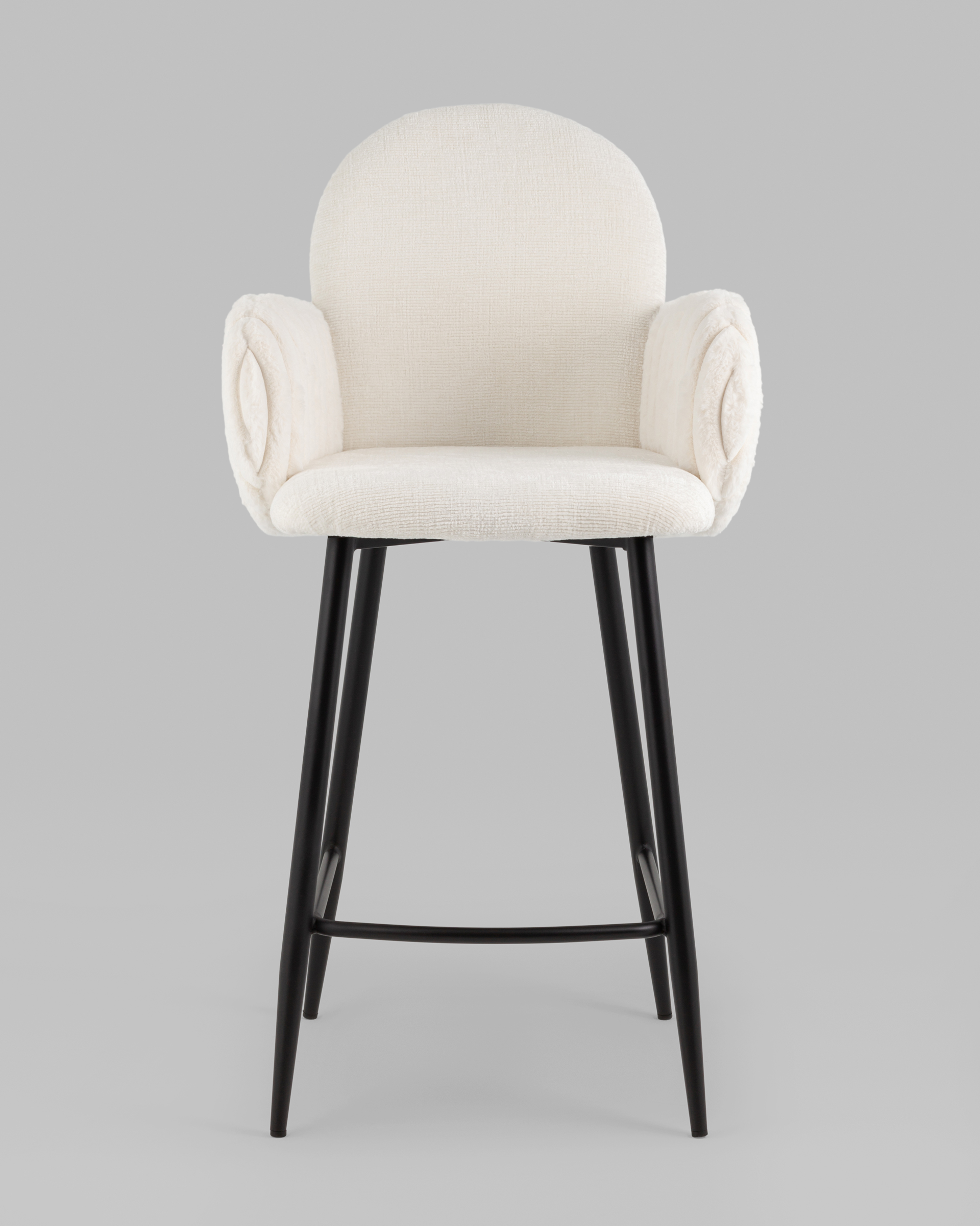 Стул полубарный Wave Stripes букле белый — изображение 5