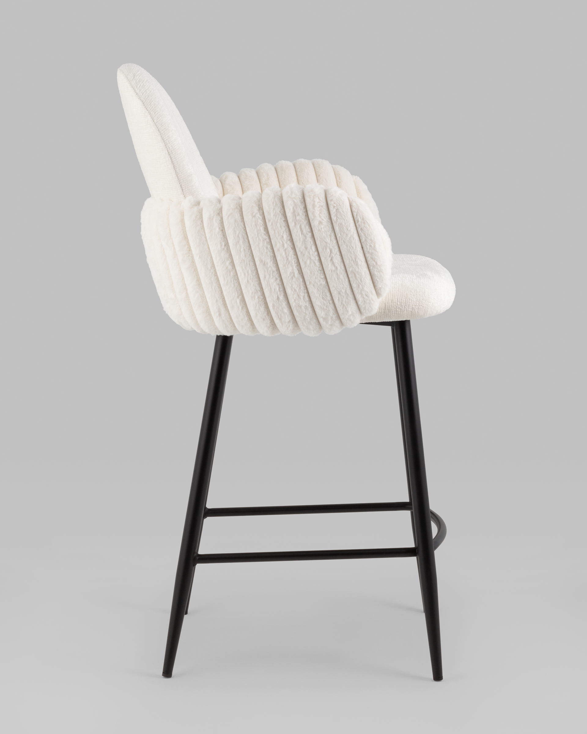 Стул полубарный Wave Stripes букле белый — изображение 6