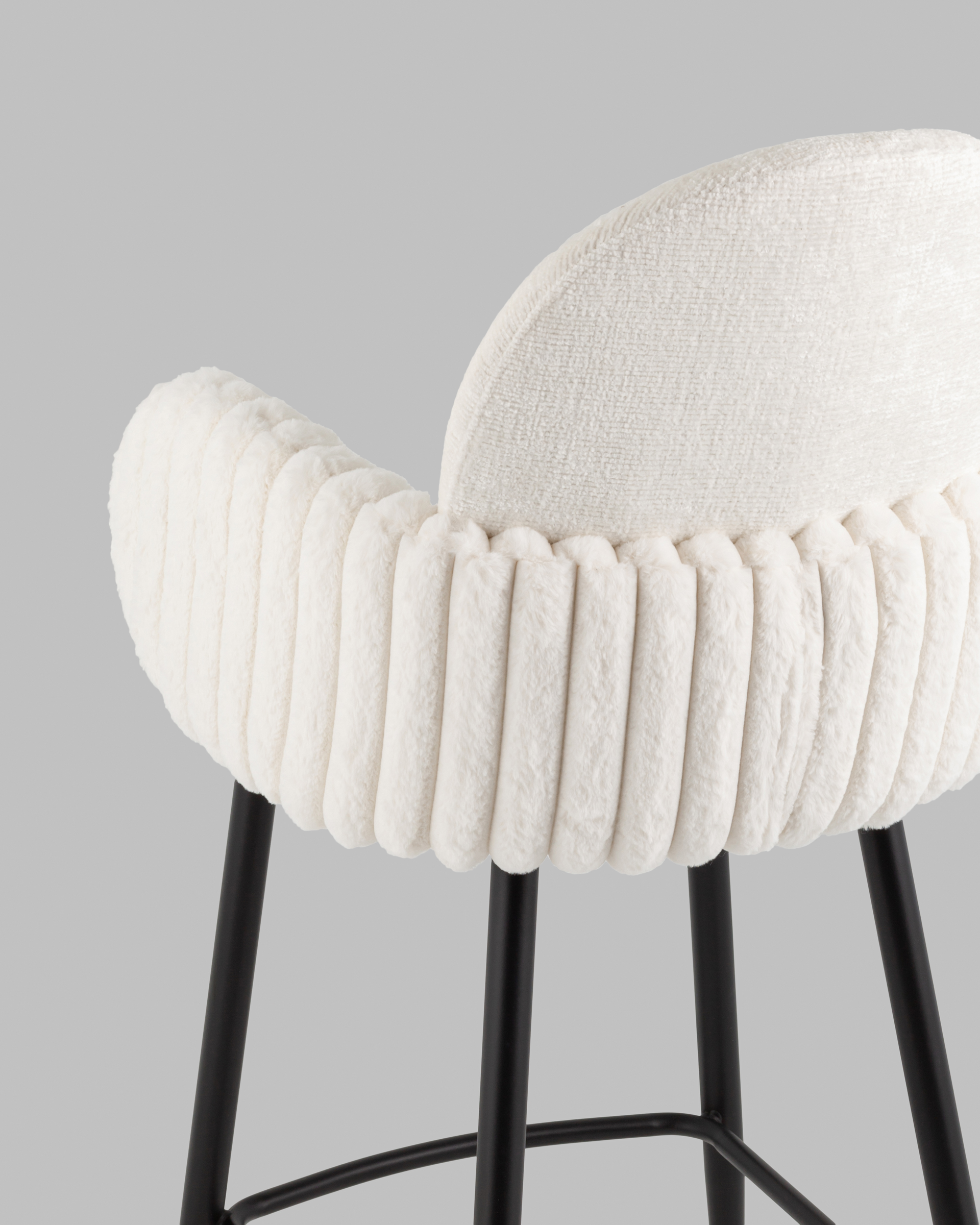 Стул полубарный Wave Stripes букле белый — изображение 9