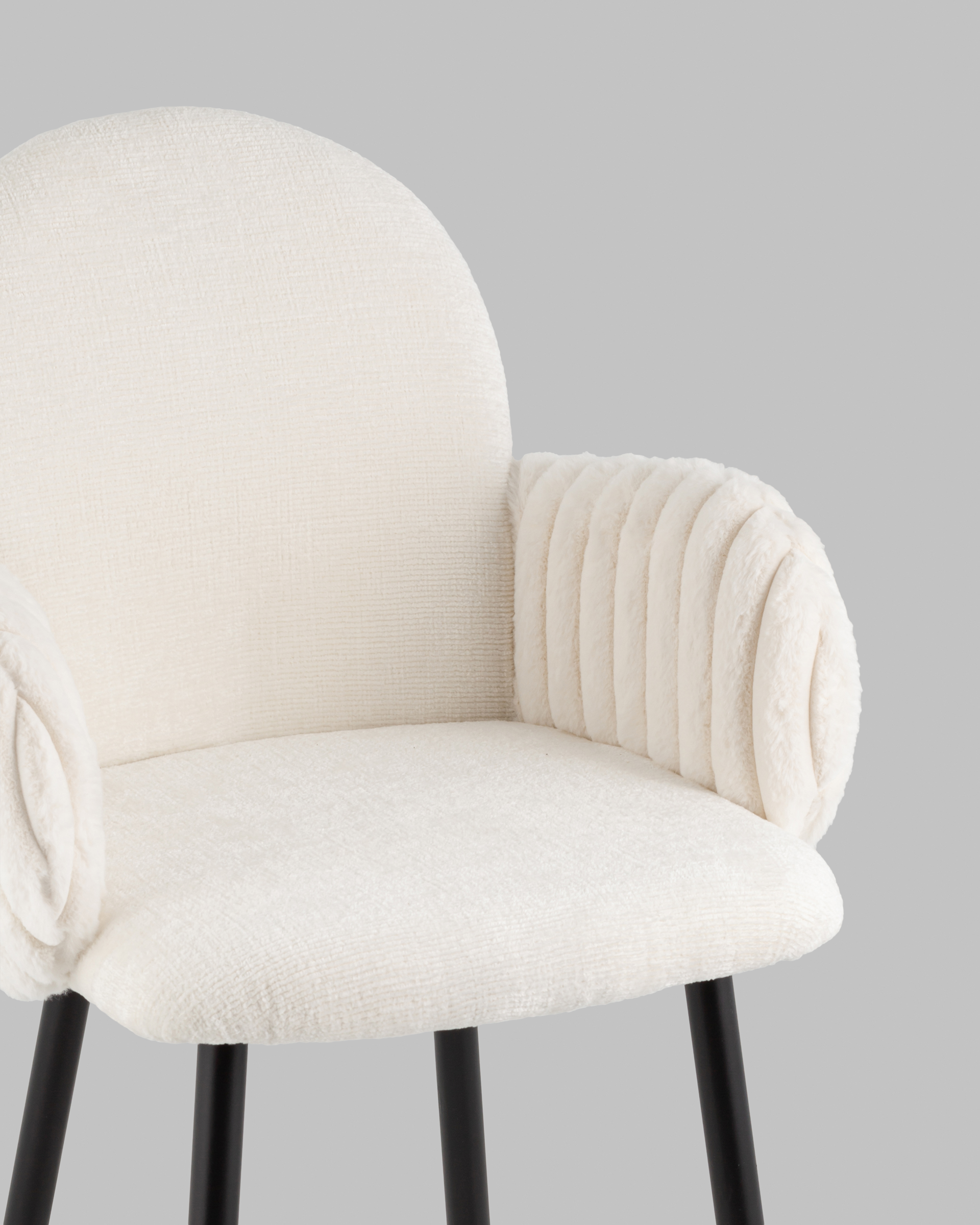 Стул полубарный Wave Stripes букле белый — изображение 10