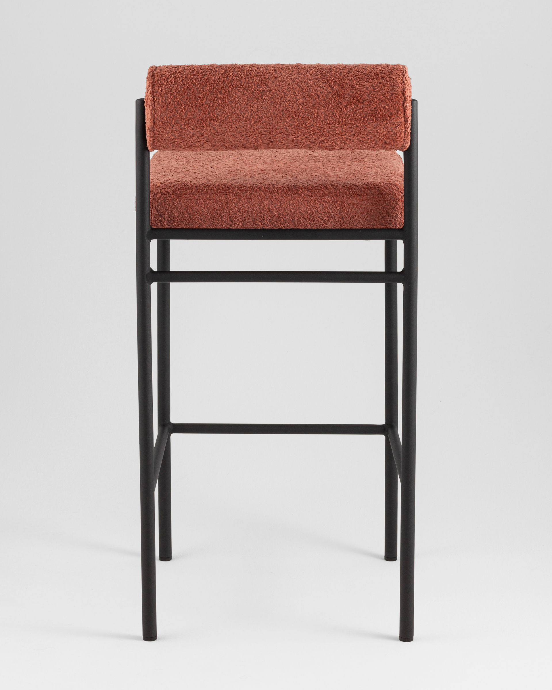 Стул полубарный Балла букле коралловый — изображение 5