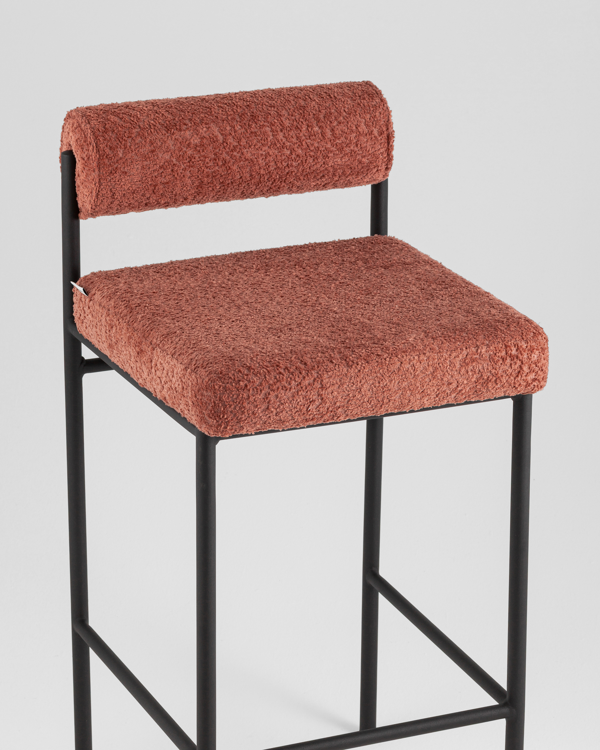 Стул полубарный Балла букле коралловый — изображение 8