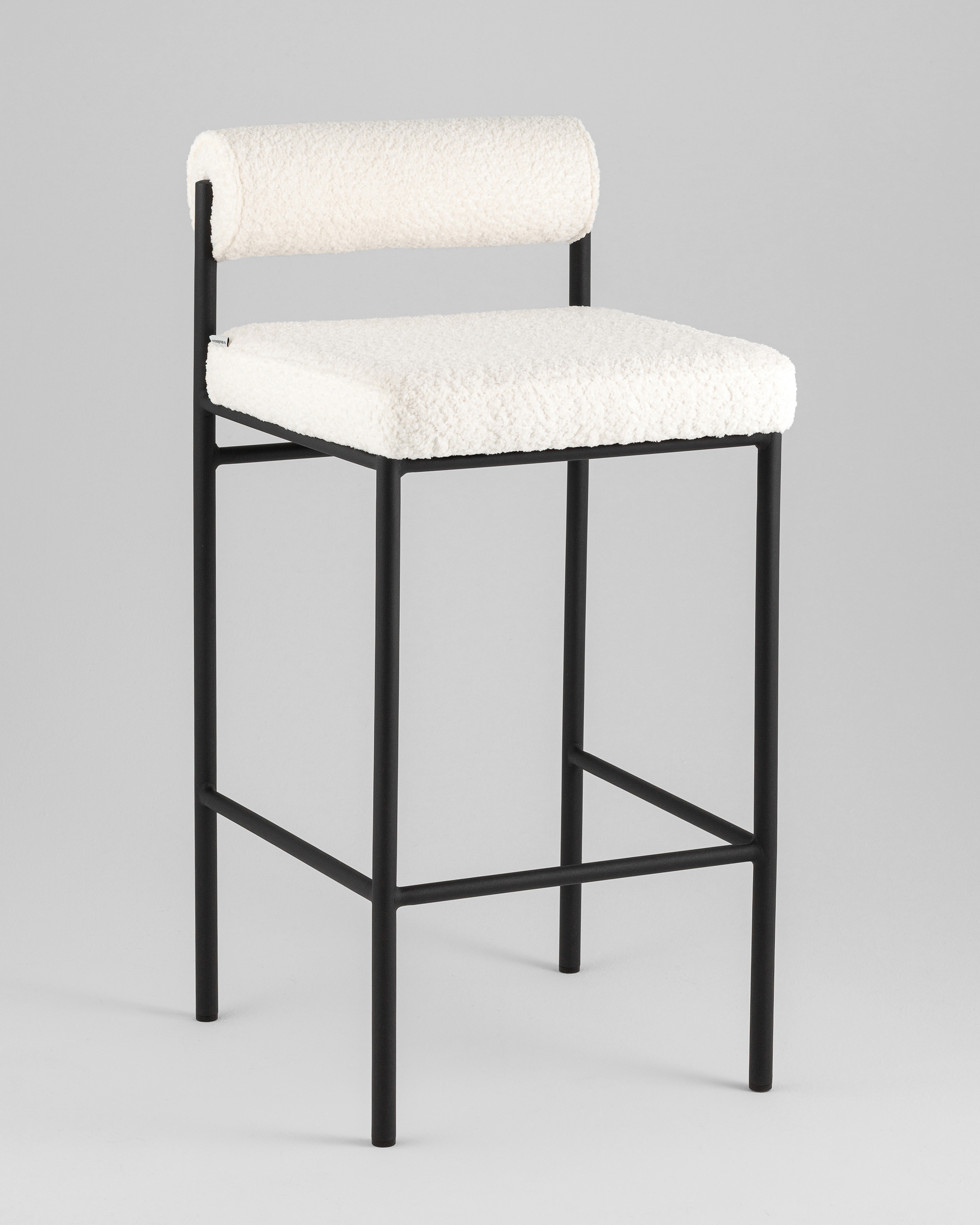 Стул полубарный Балла букле молочный — изображение 2