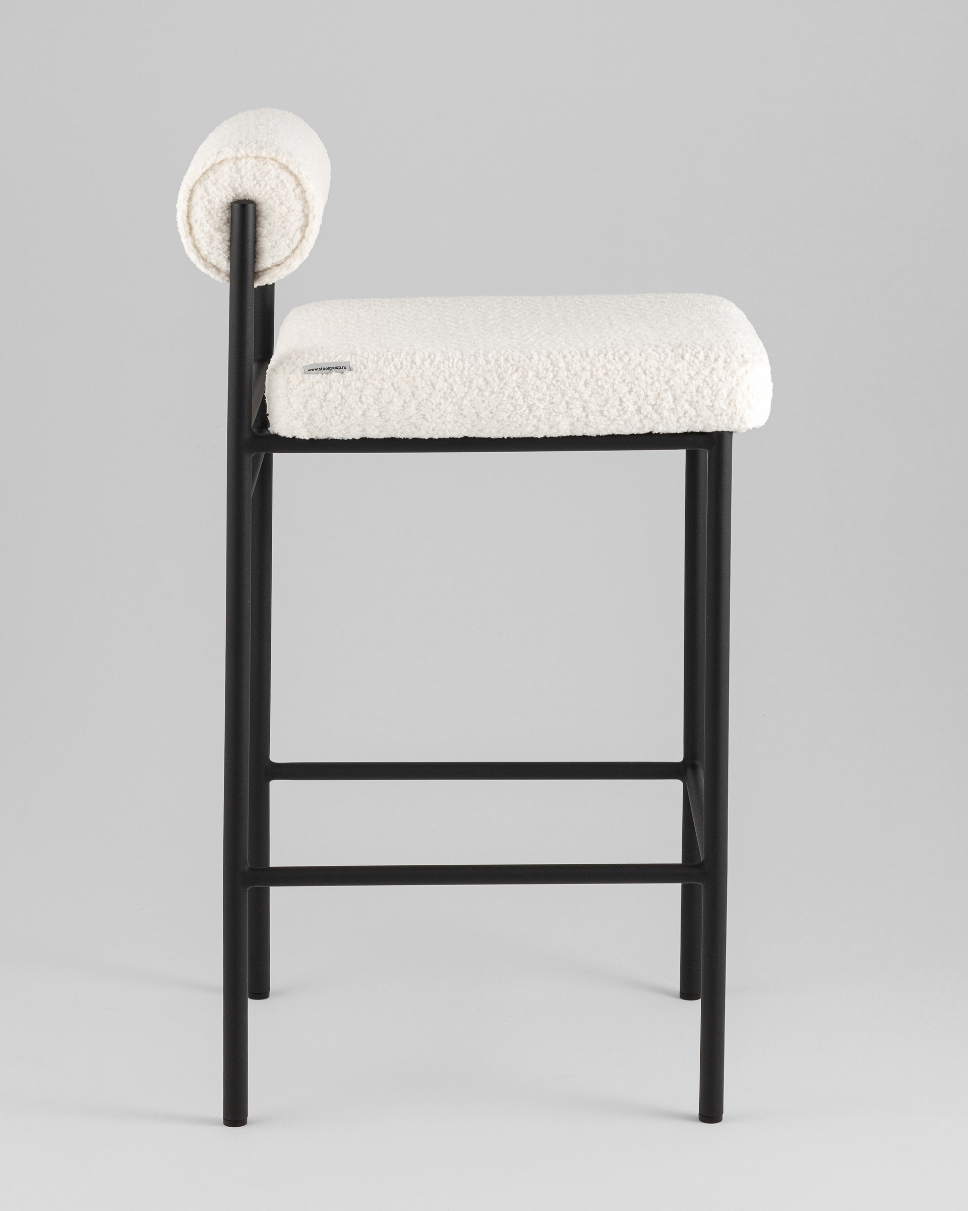 Стул полубарный Балла букле молочный — изображение 4