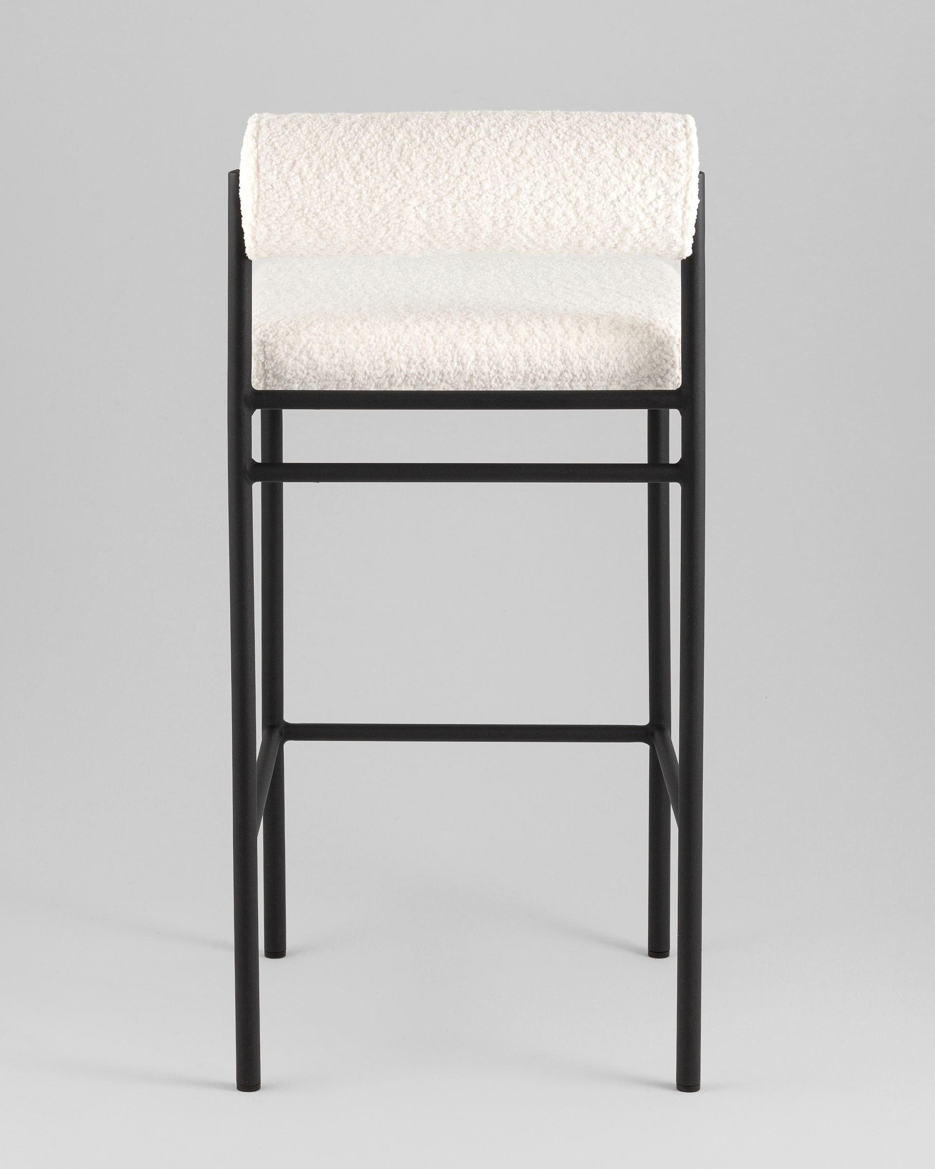 Стул полубарный Балла букле молочный — изображение 5