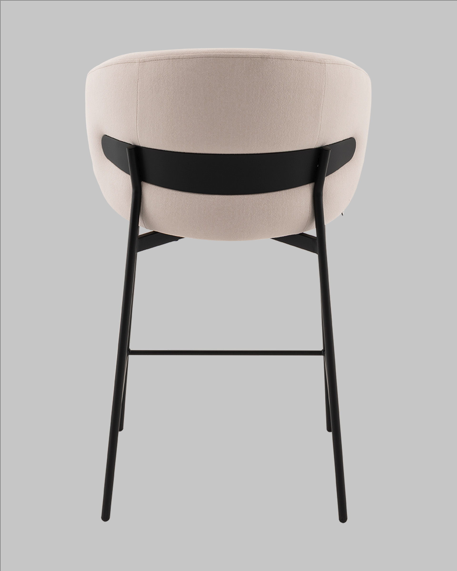 Стул полубарный Блейз велюр молочный — изображение 6