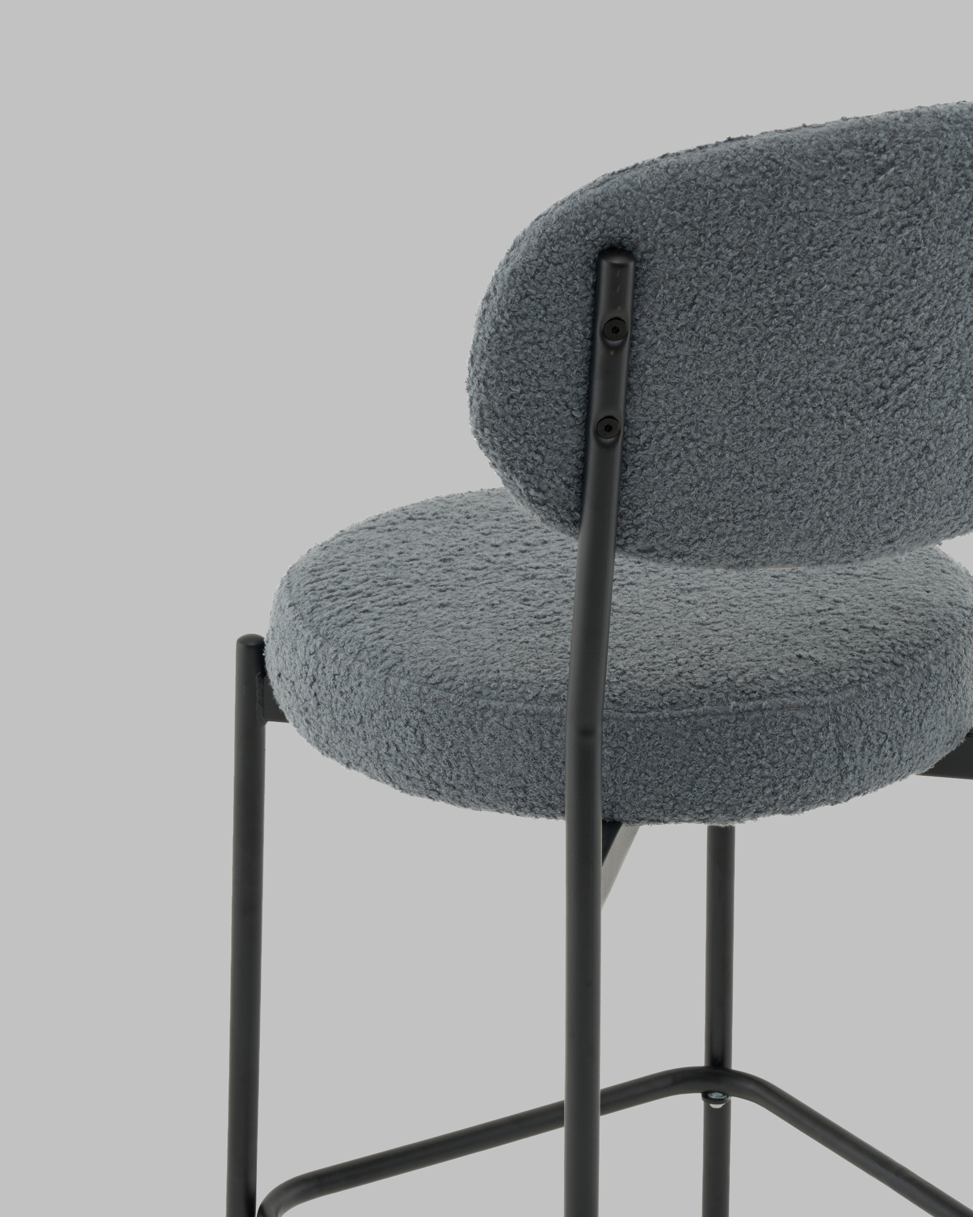Стул полубарный Бриф DD букле темно-серый — изображение 7