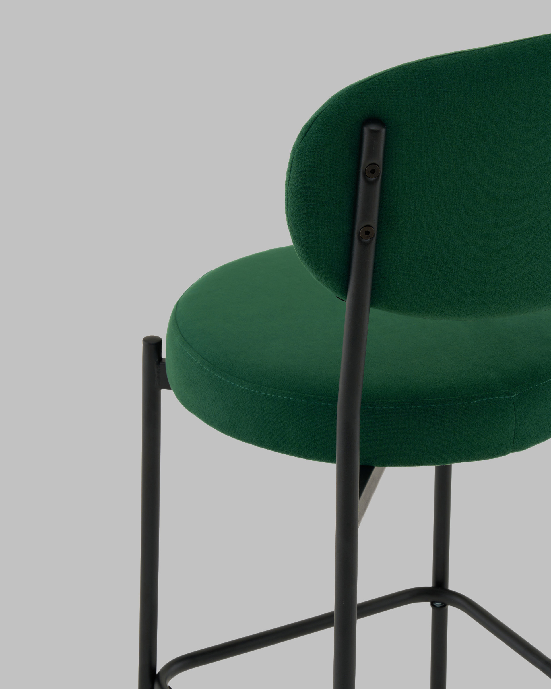 Стул Полубарный Бриф DD велюр зелёный — изображение 7