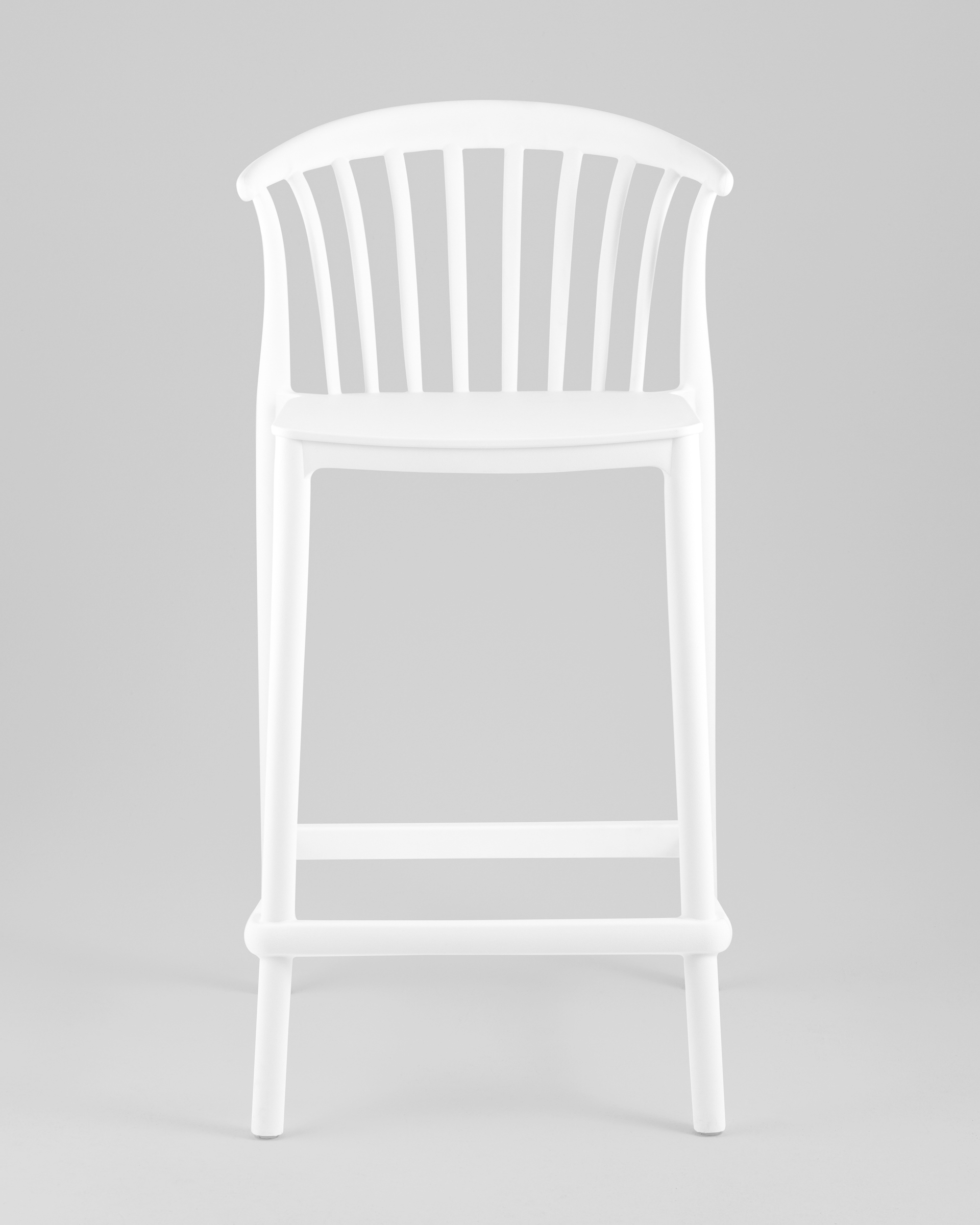 Стул полубарный Campo пластик белый — изображение 3