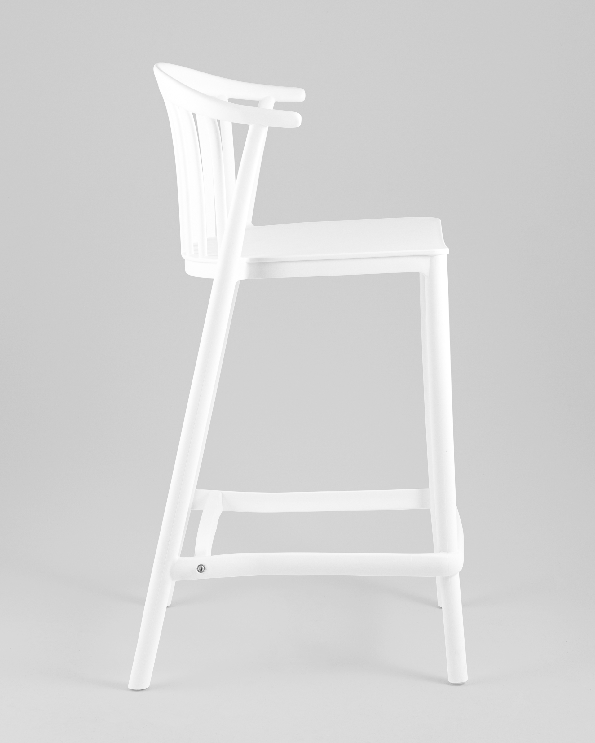 Стул полубарный Campo пластик белый — изображение 4