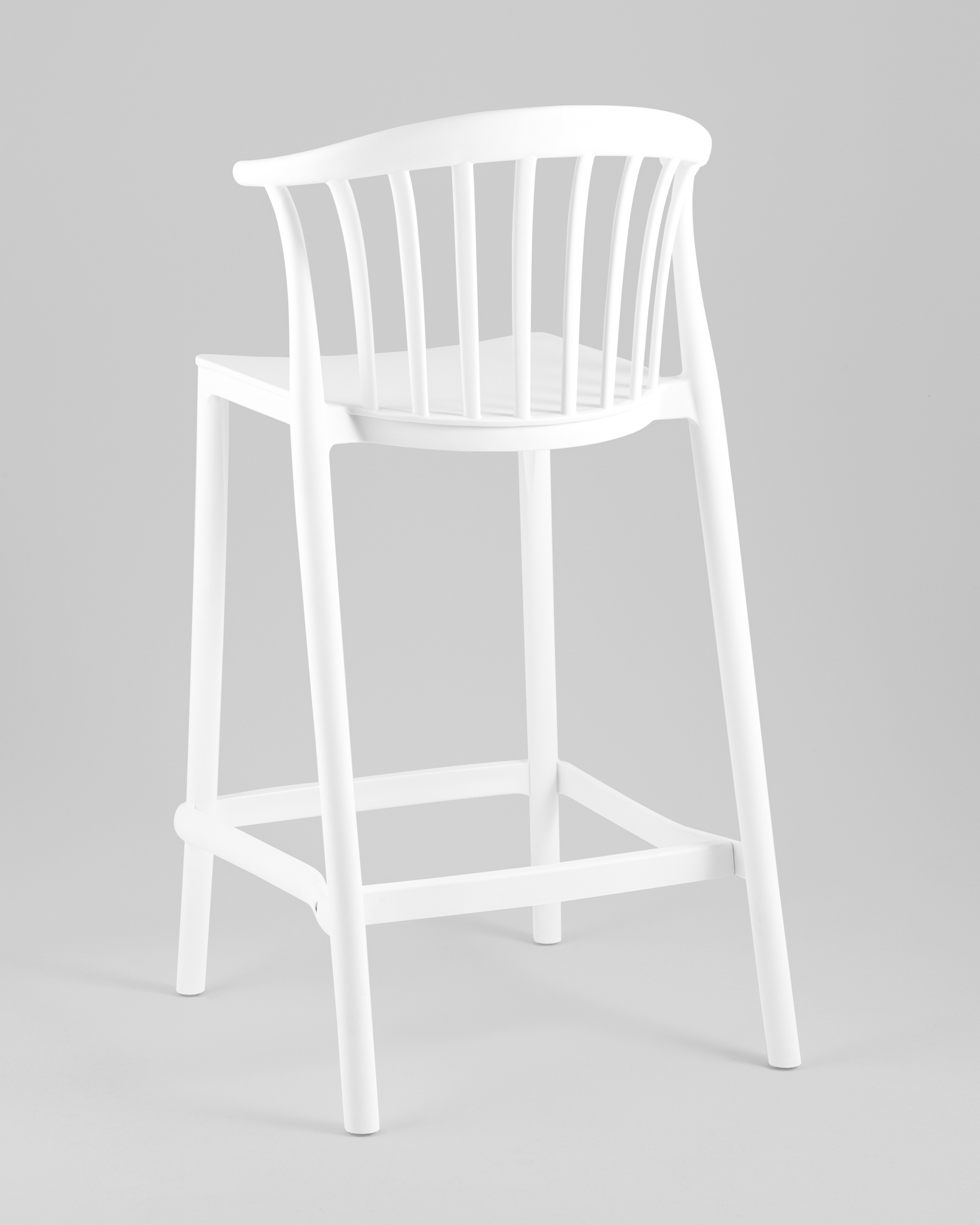 Стул полубарный Campo пластик белый — изображение 6