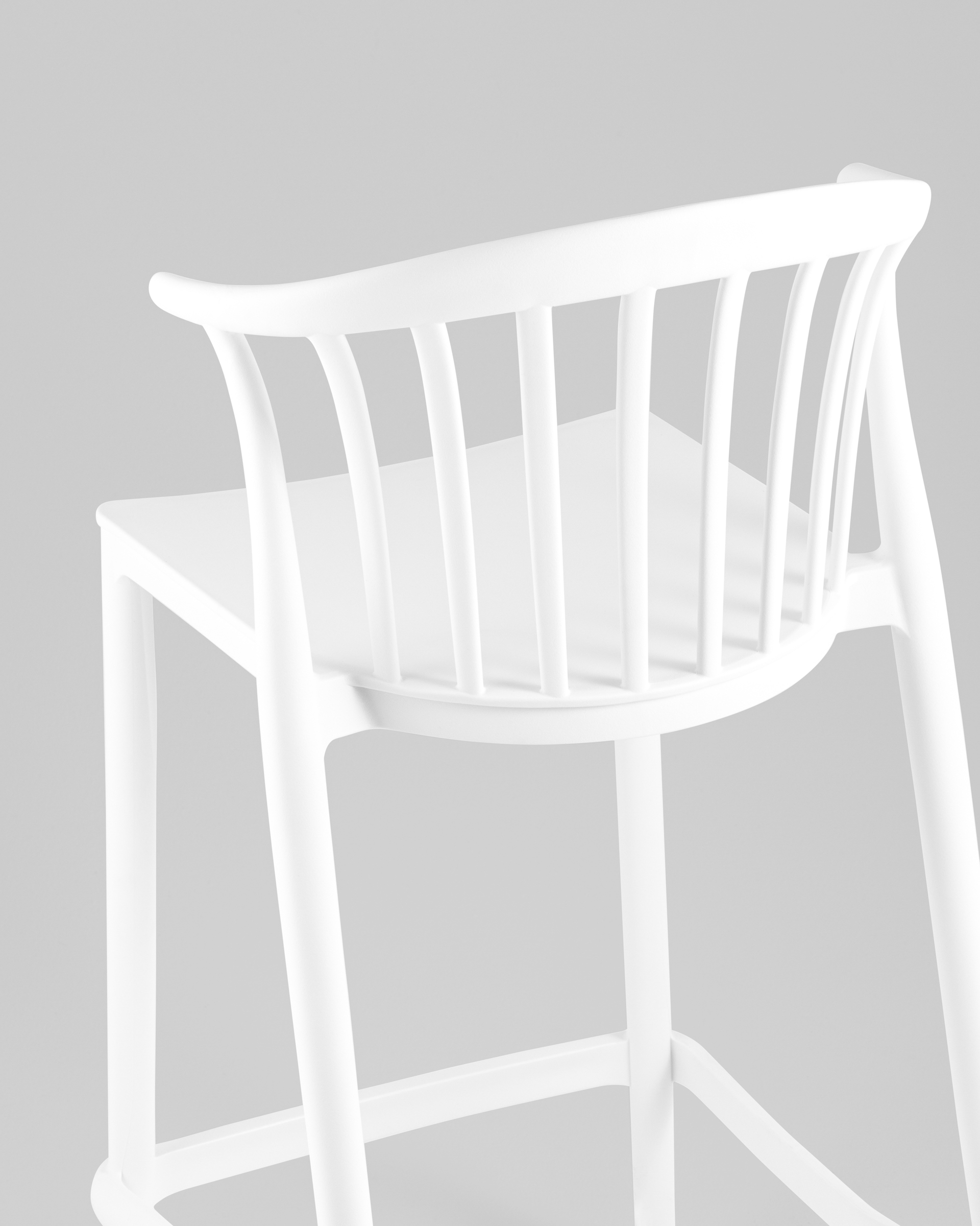 Стул полубарный Campo пластик белый — изображение 7