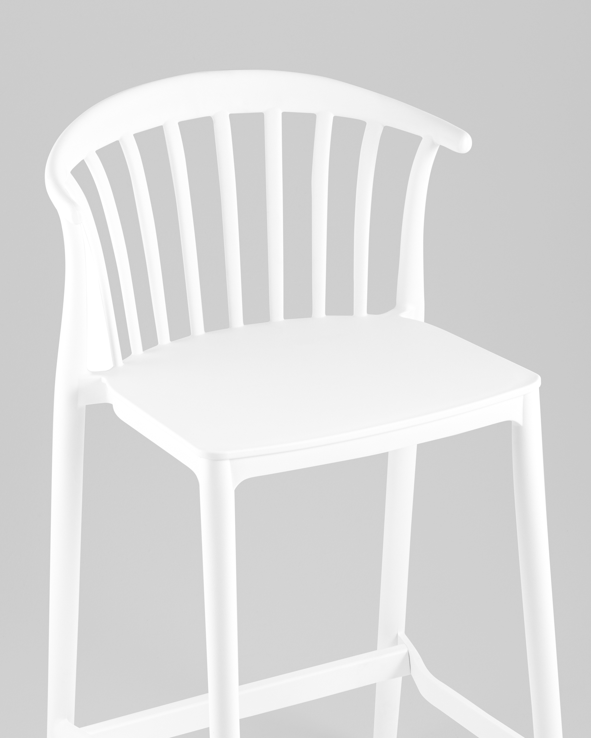 Стул полубарный Campo пластик белый — изображение 8