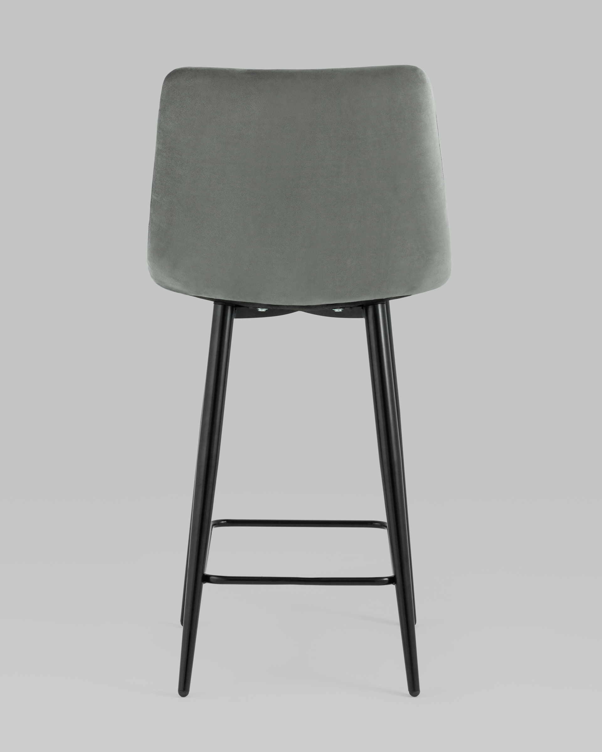 Стул полубарный Джанго велюр серый 2 шт. — изображение 5