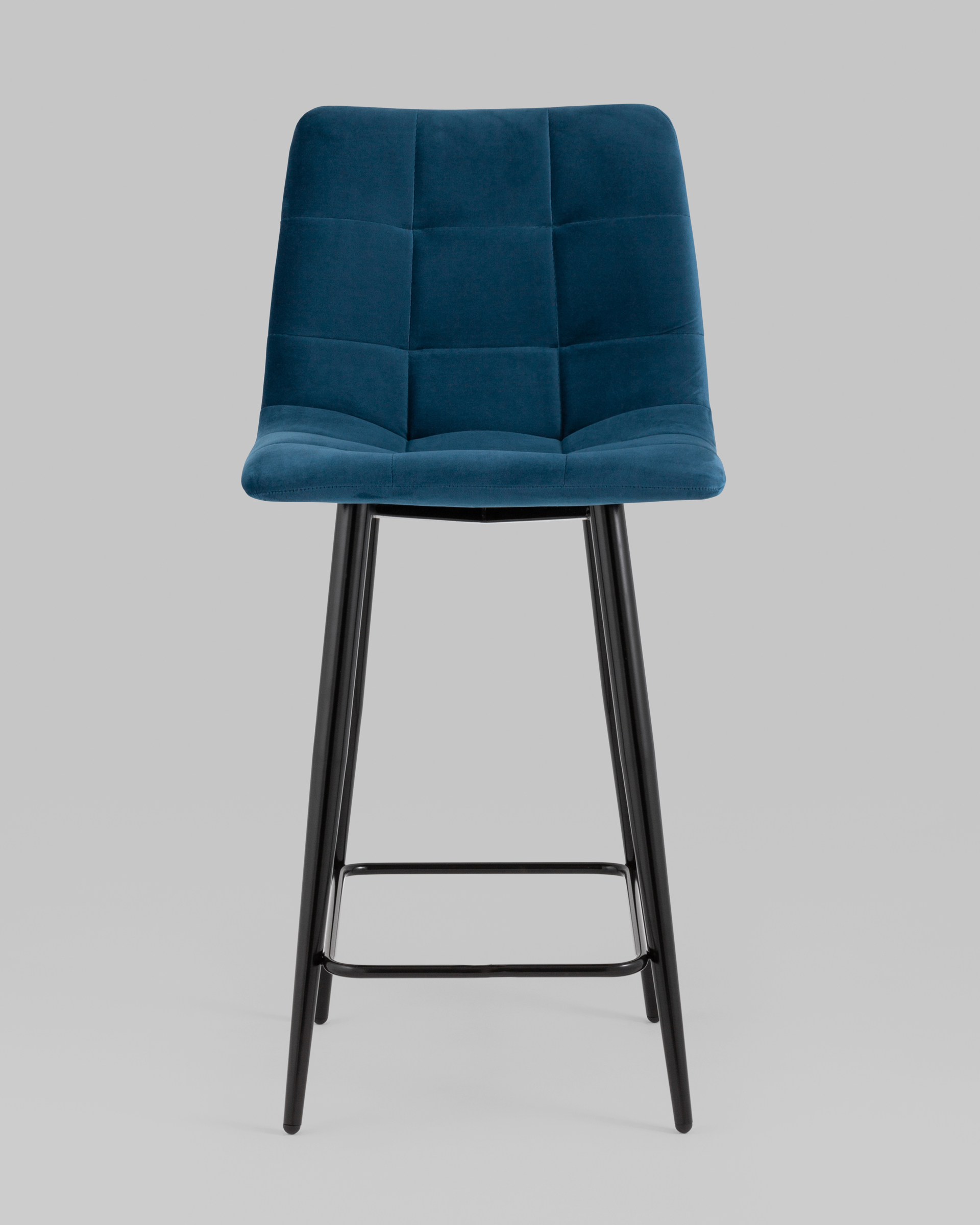 Стул полубарный Джанго велюр синий 2 шт. — изображение 3