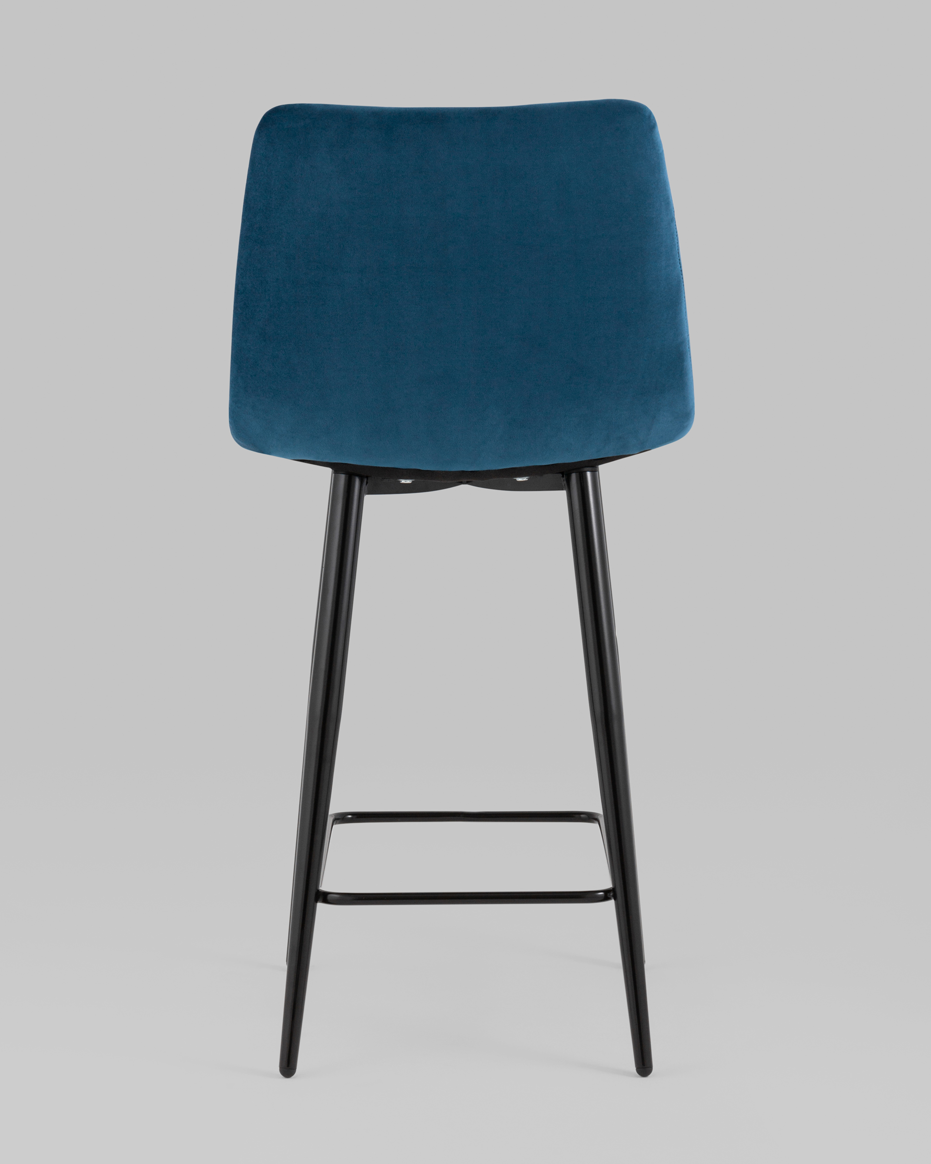 Стул полубарный Джанго велюр синий 2 шт. — изображение 5