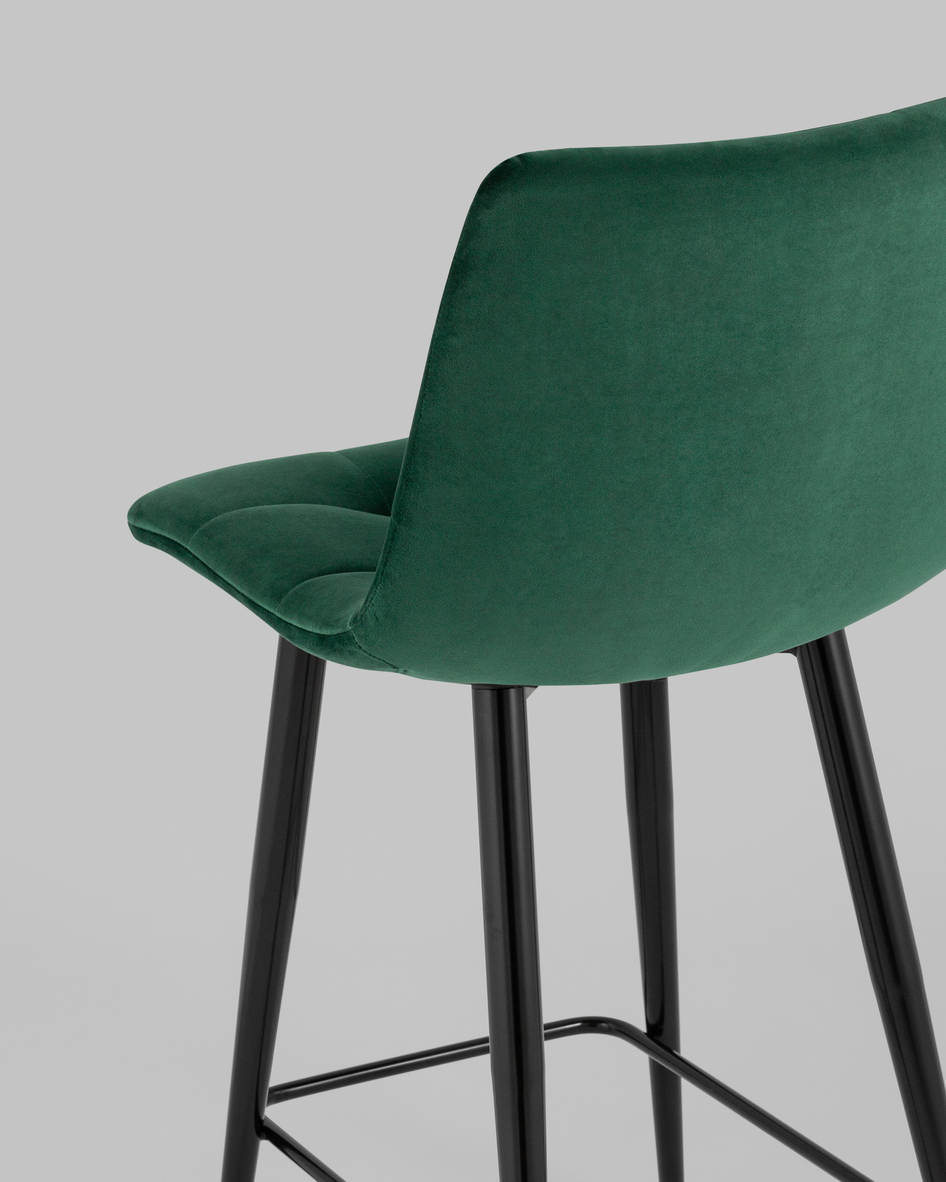Стул полубарный Джанго велюр зелёный 2 шт. — изображение 7