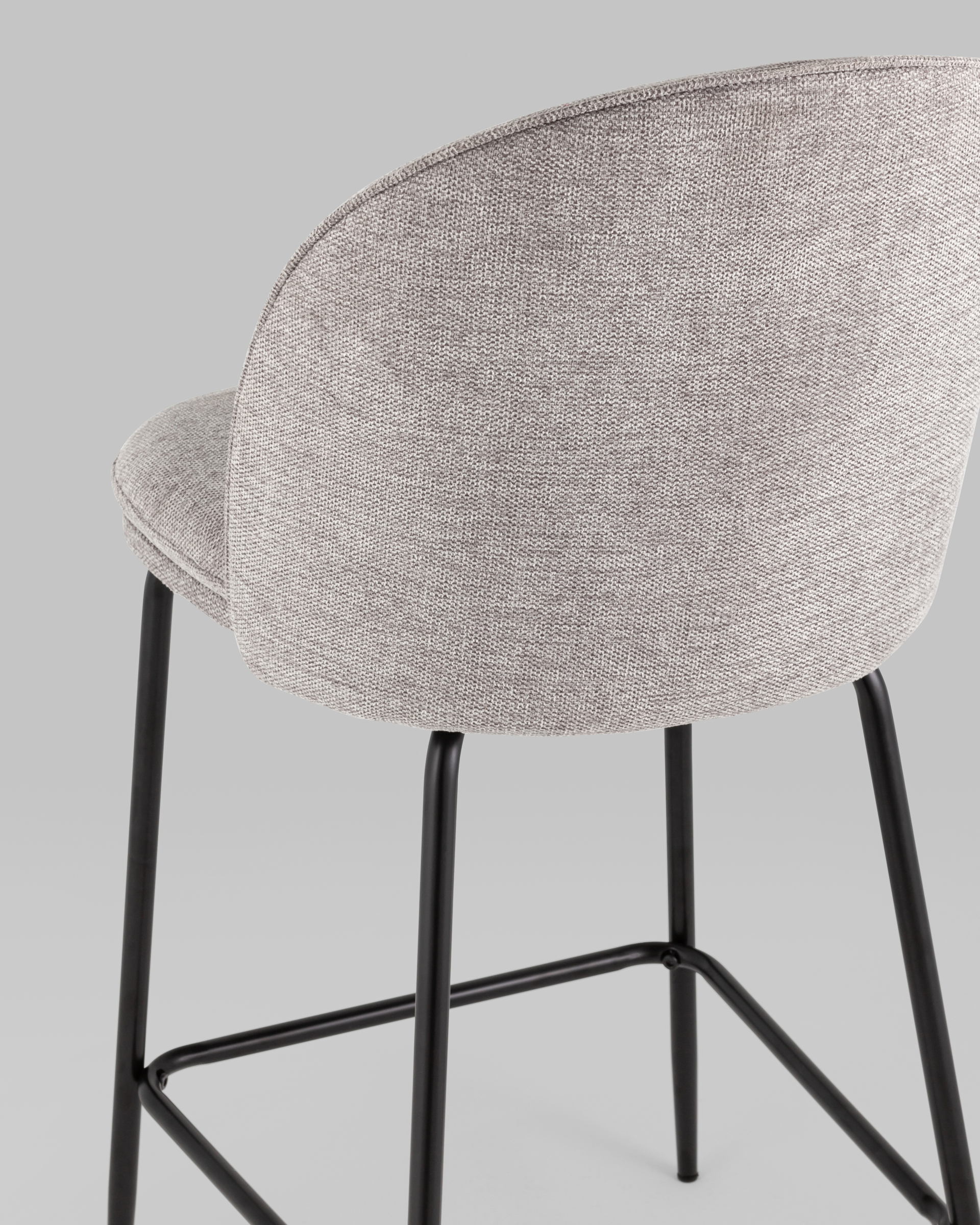 Стул полубарный Echo светло-серый — изображение 7