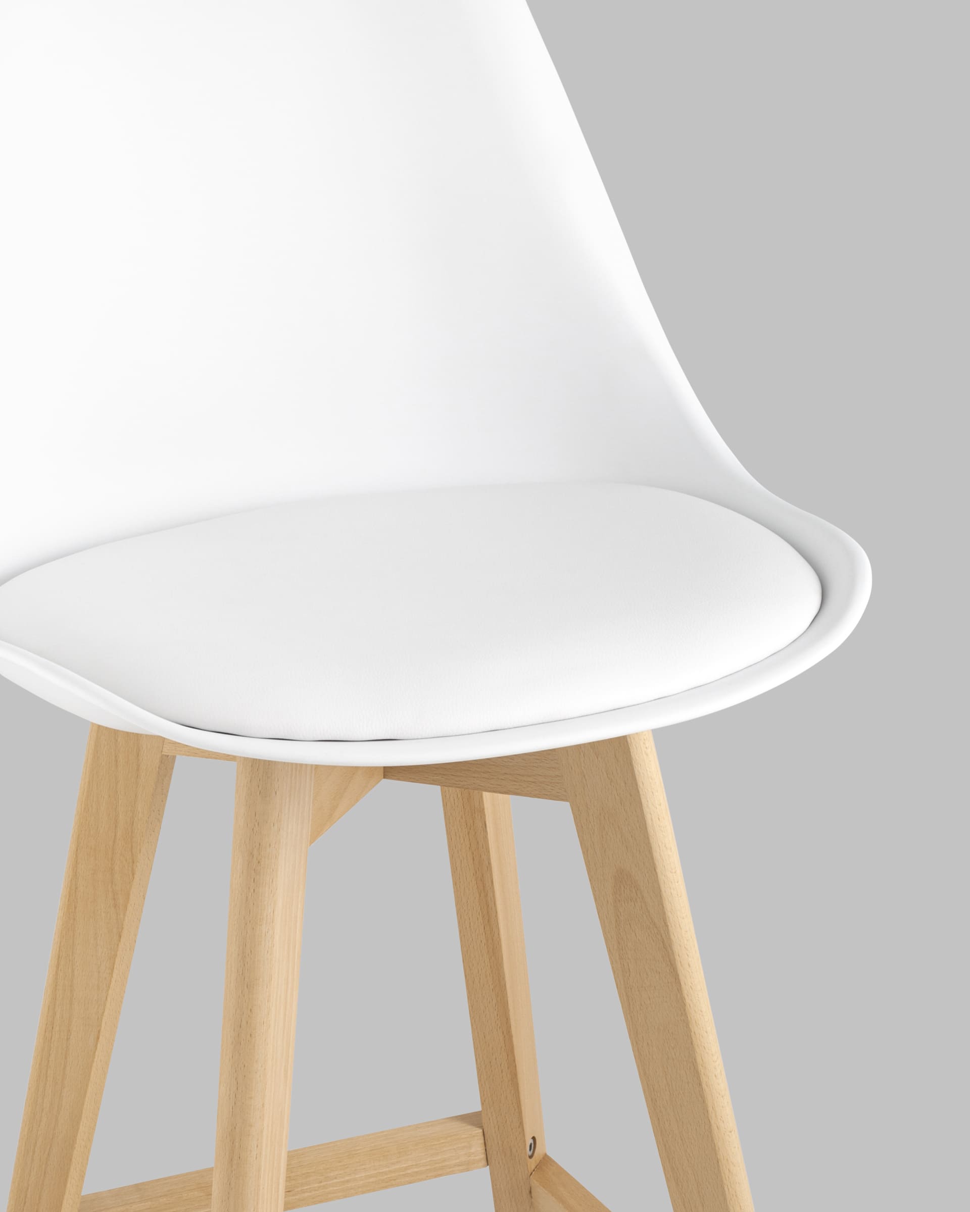 Стул полубарный FRANKFURT белый — изображение 8