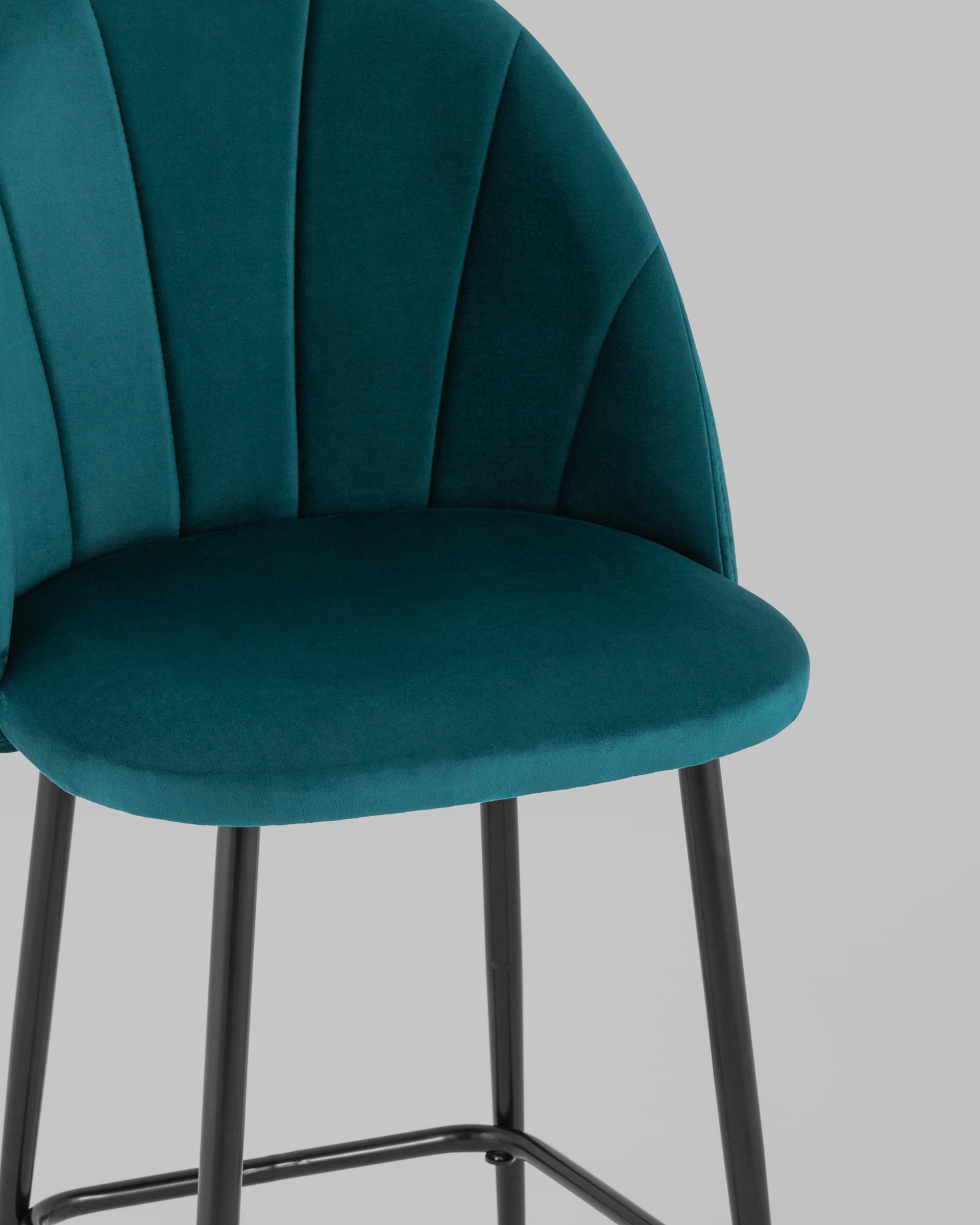 Стул полубарный Логан велюр изумрудный — изображение 8