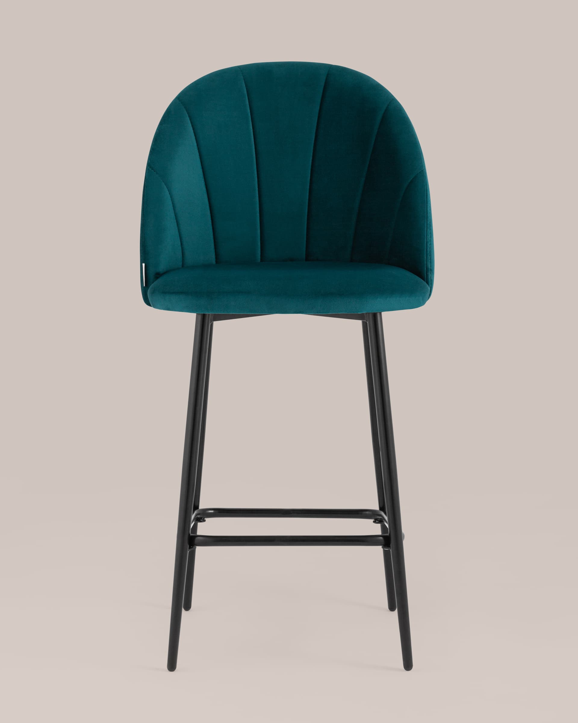 Стул полубарный Логан велюр изумрудный — изображение 3
