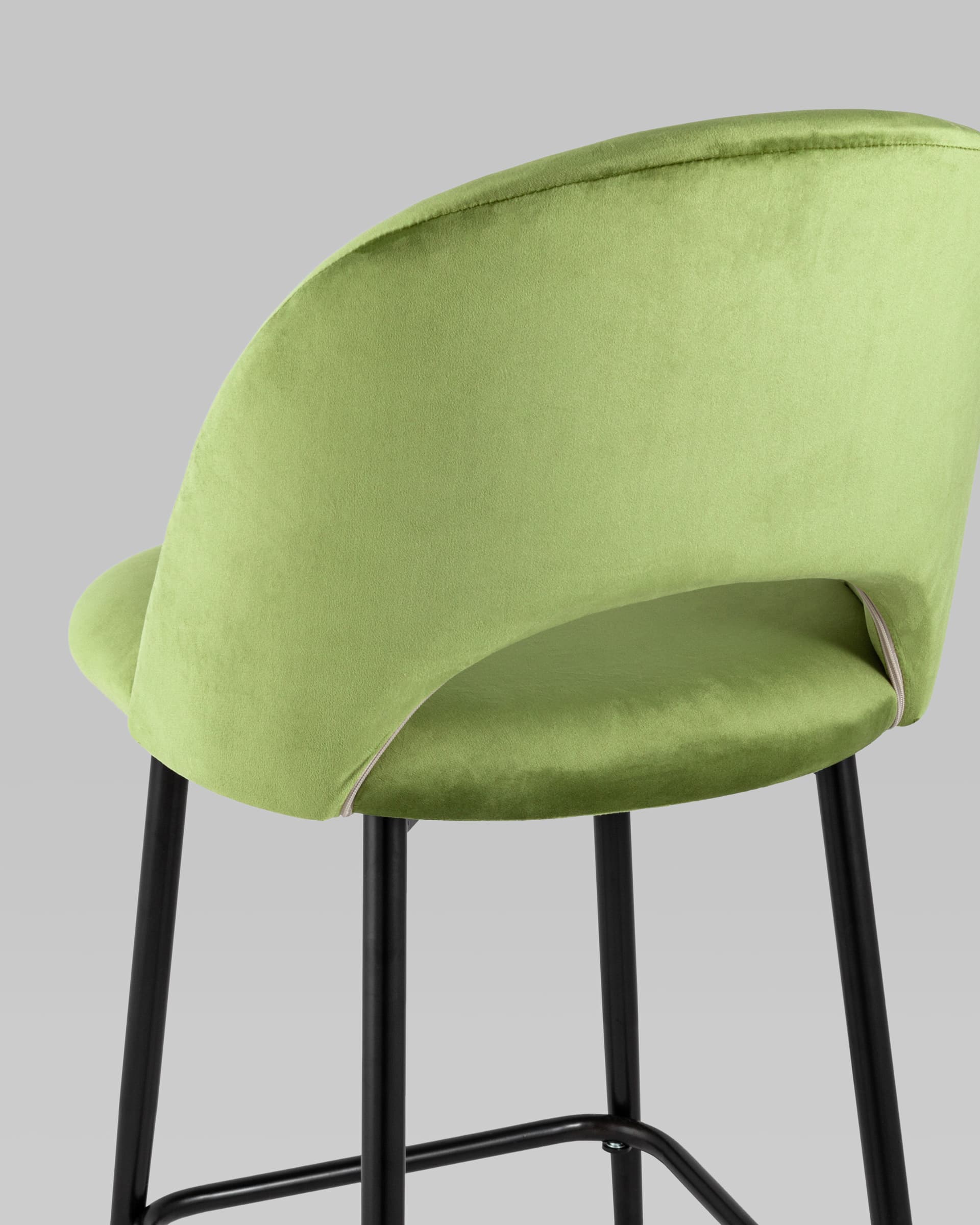 Стул полубарный Меган велюр травяной — изображение 7
