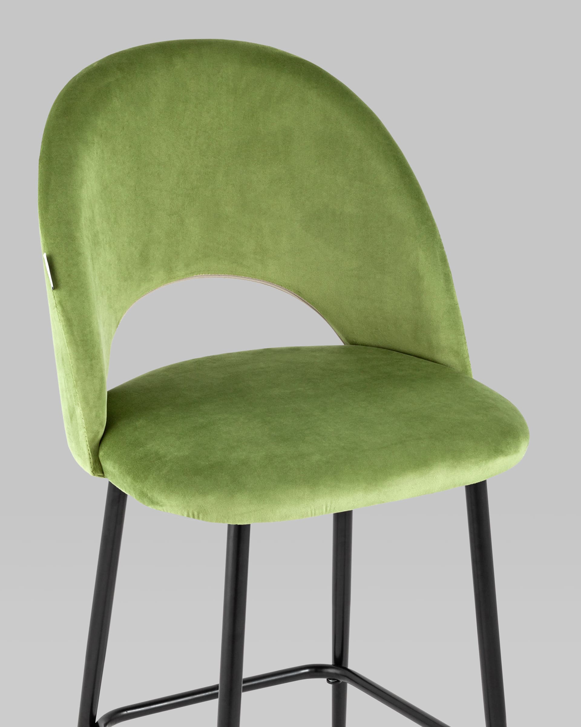 Стул полубарный Меган велюр травяной — изображение 8