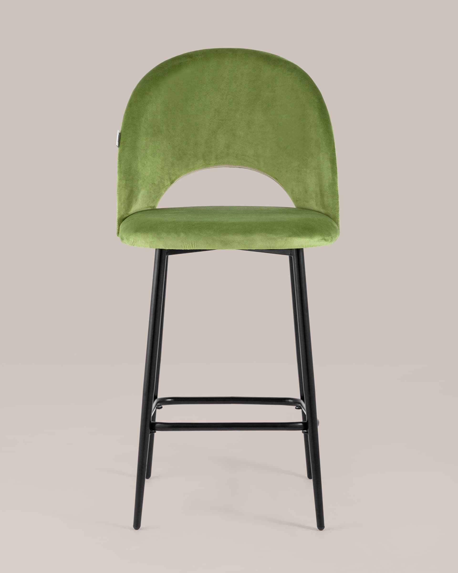 Стул полубарный Меган велюр травяной — изображение 3