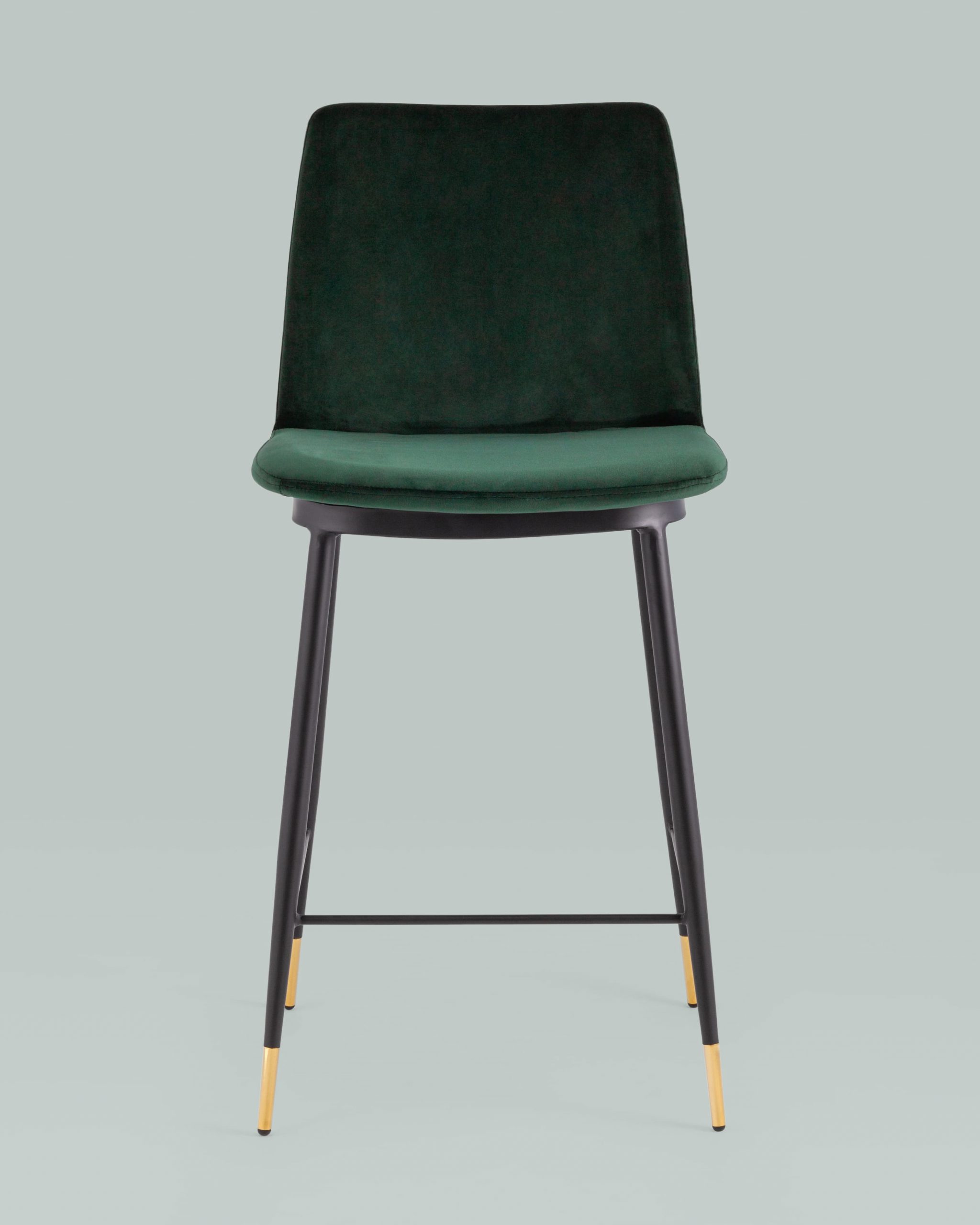 Стул полубарный Мелисса велюр зеленый — изображение 3