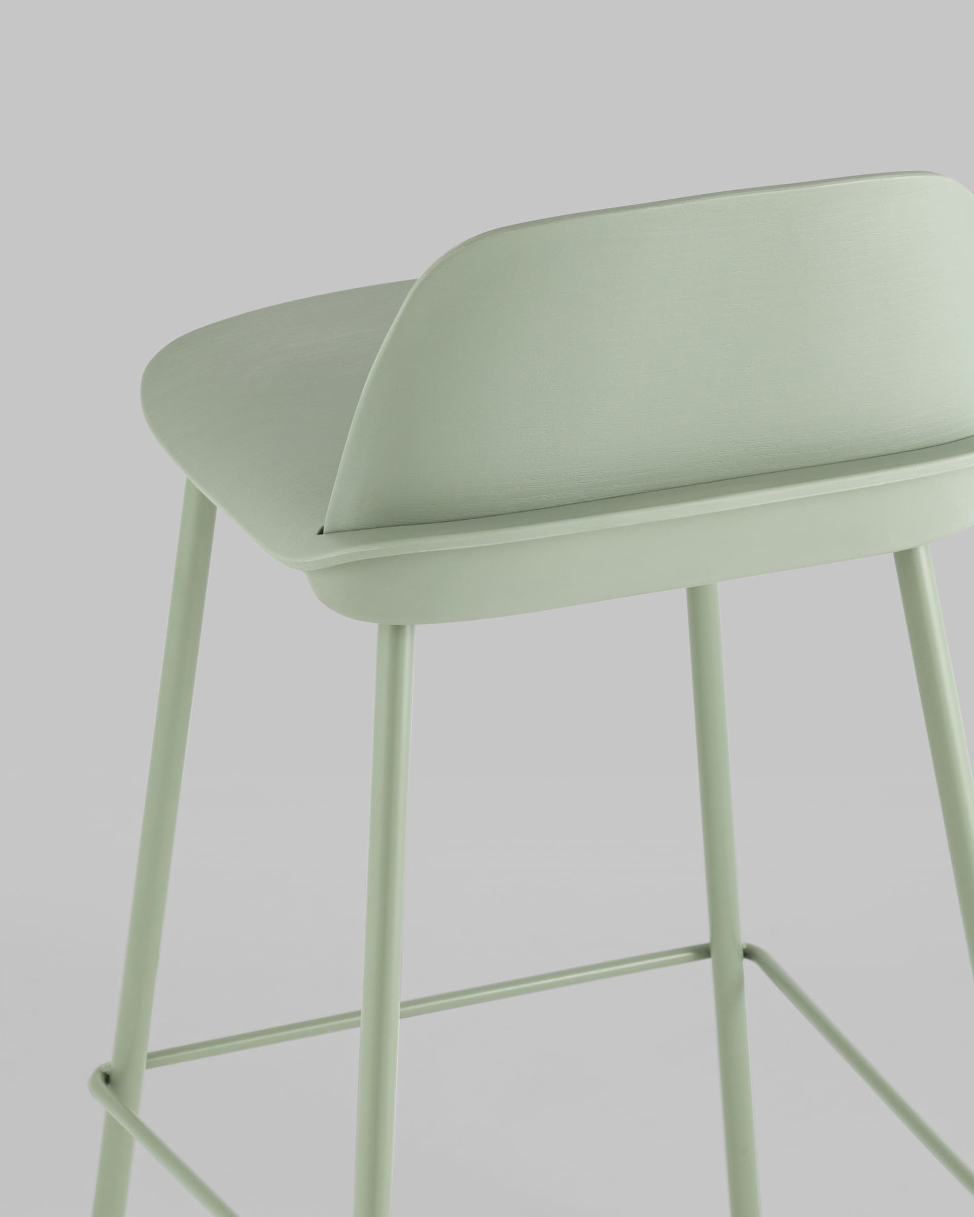 Стул полубарный Mist серо-зеленый 4 шт — изображение 7