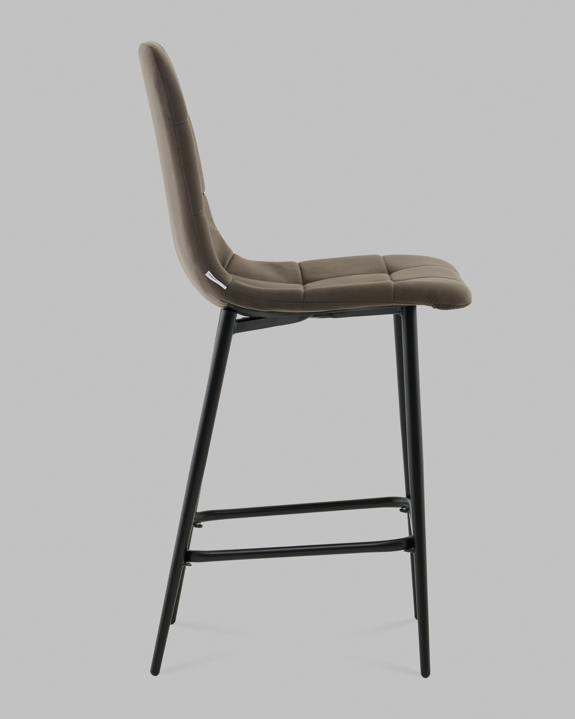 Стул полубарный Одди велюр темно-серый — изображение 4