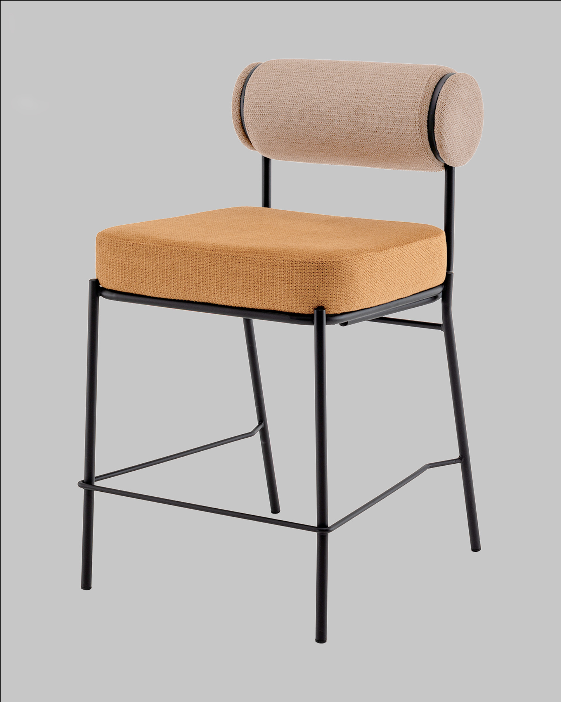 Стул полубарный Ponpoun бежевый терракотовый — изображение 6