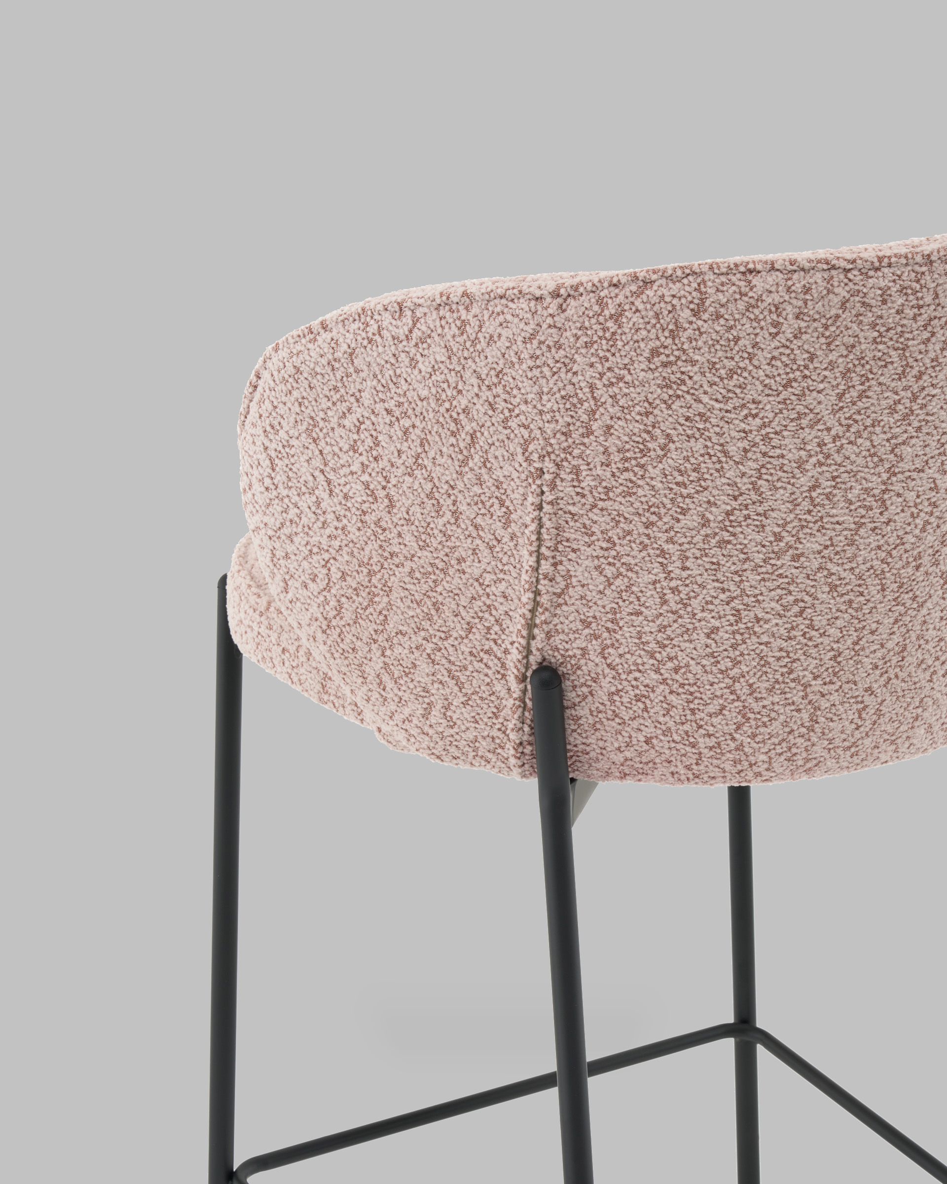 Стул полубарный Тисдейл букле розово-персиковый — изображение 7