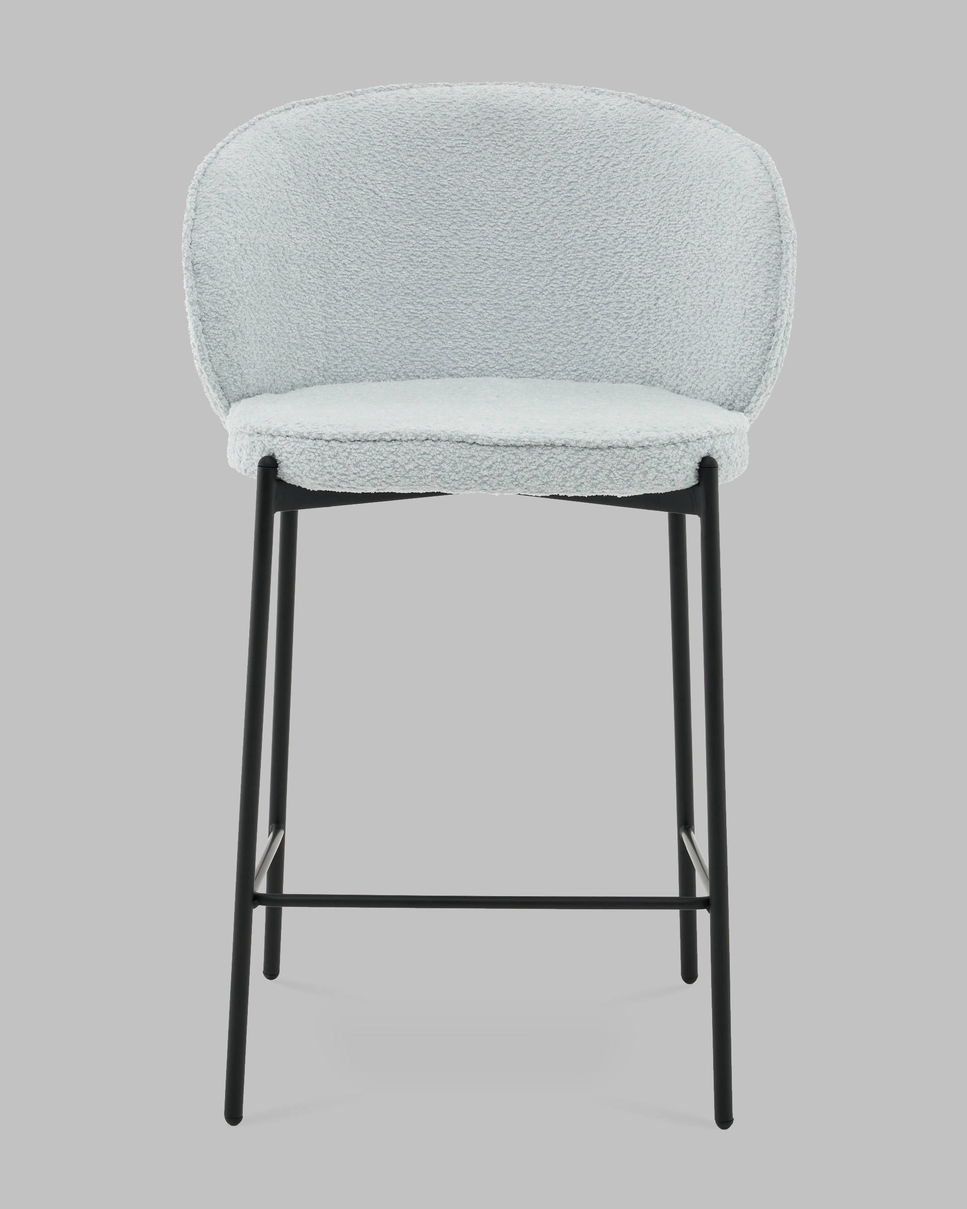 Стул полубарный Тисдейл букле светло-голубой — изображение 3