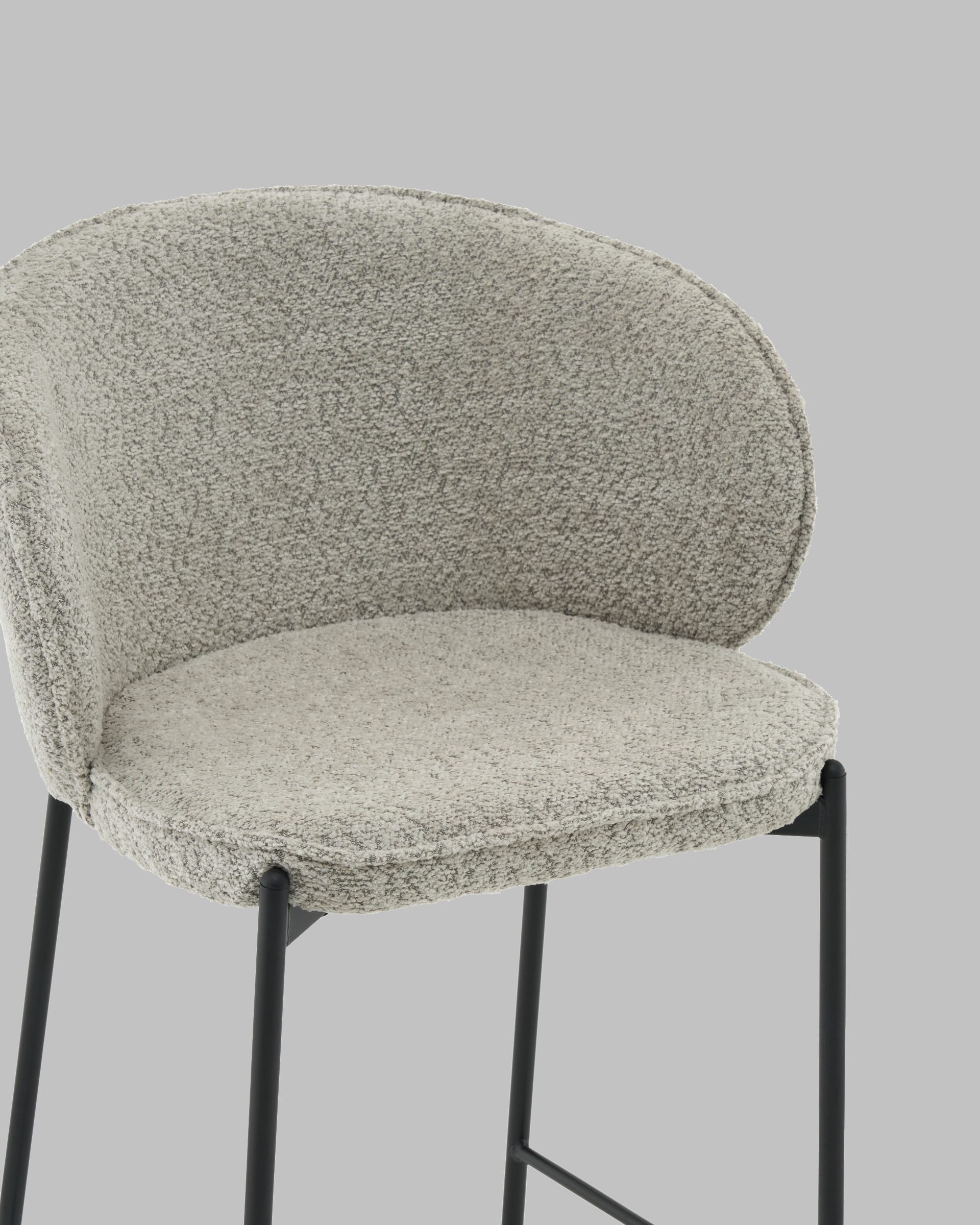 Стул полубарный Тисдейл букле светло-зеленый — изображение 8