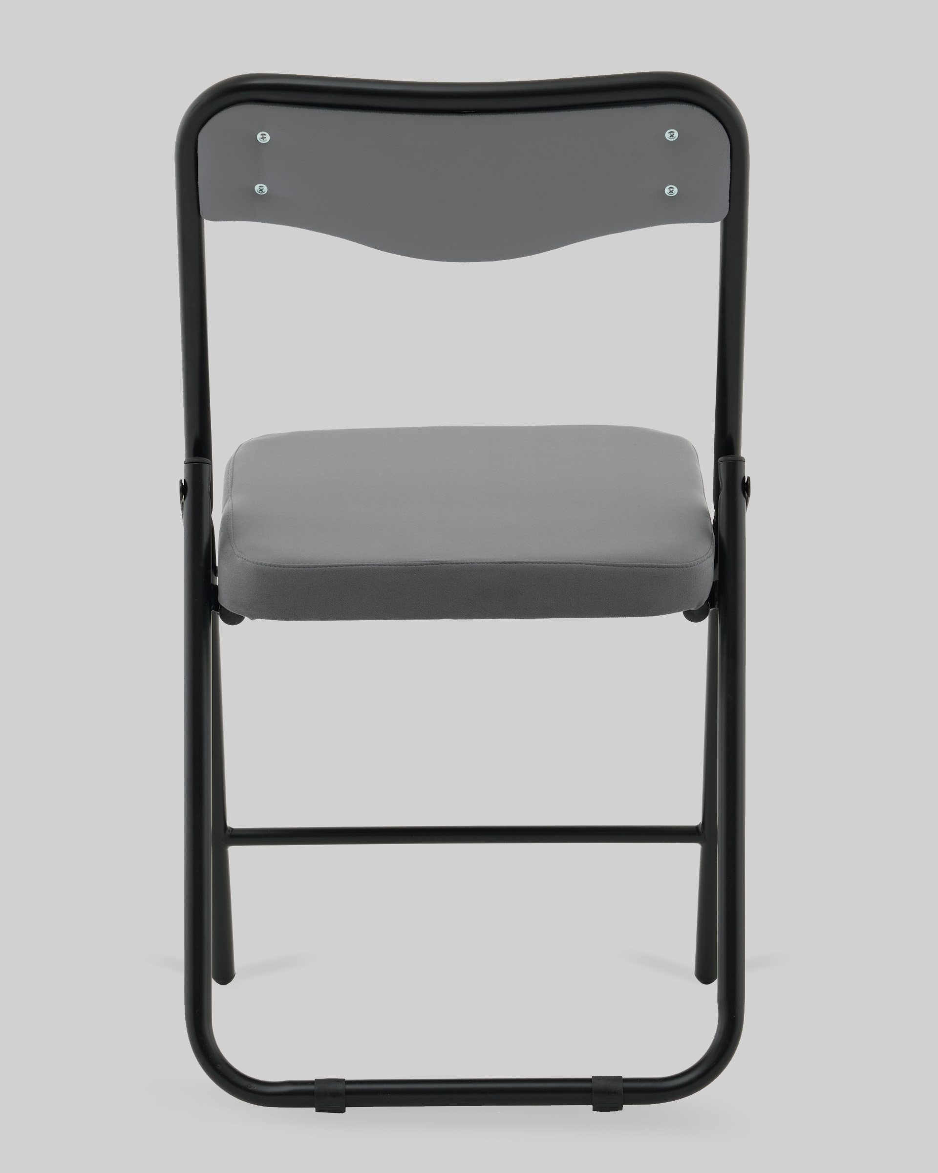 Стул складной Джонни велюр велютто темно-серый каркас черный матовый — изображение 4
