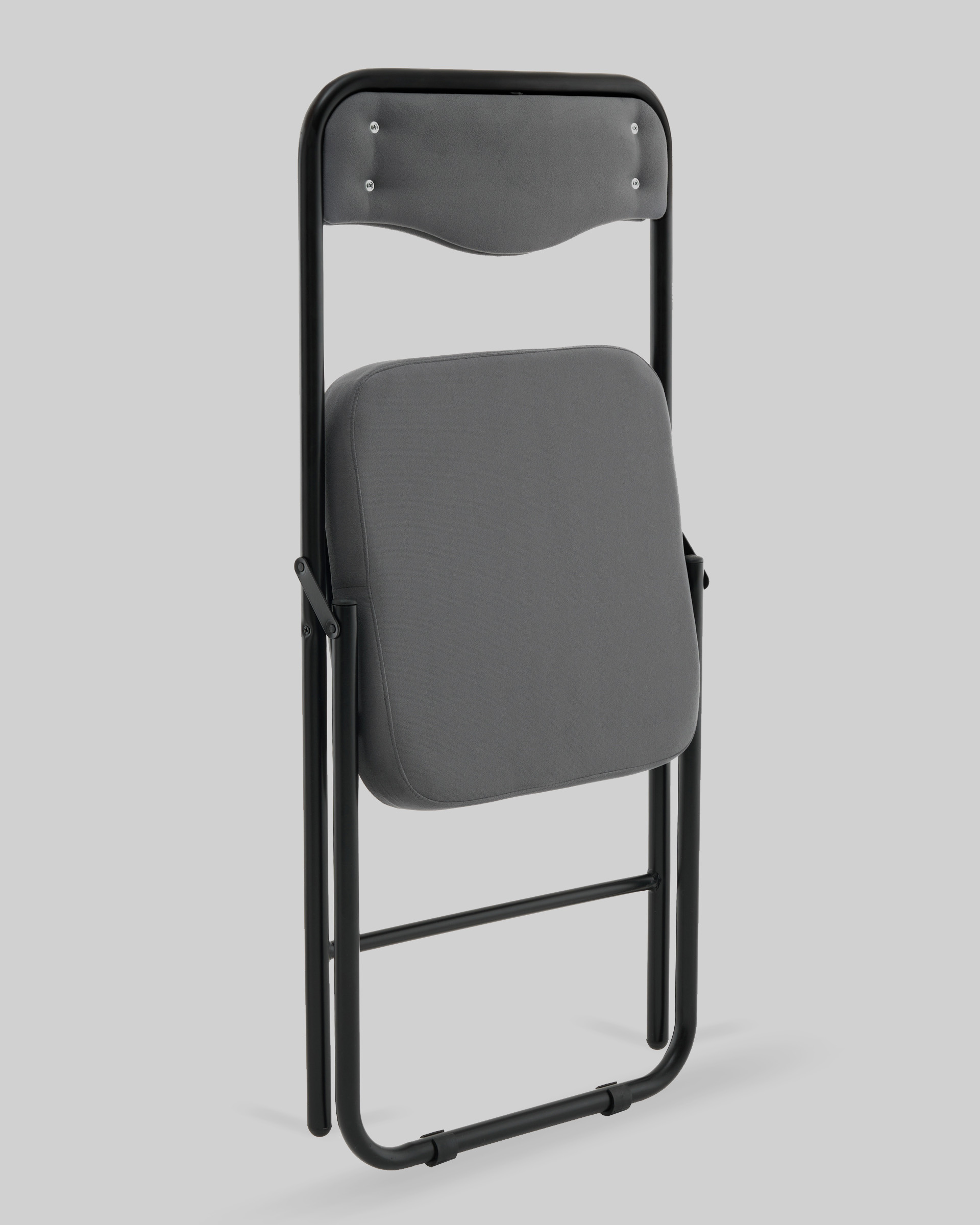 Стул складной Джонни велюр велютто темно-серый каркас черный матовый — изображение 9